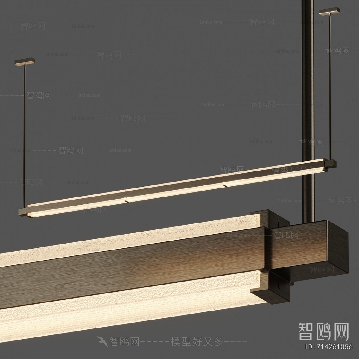 Modern Long Chandelier