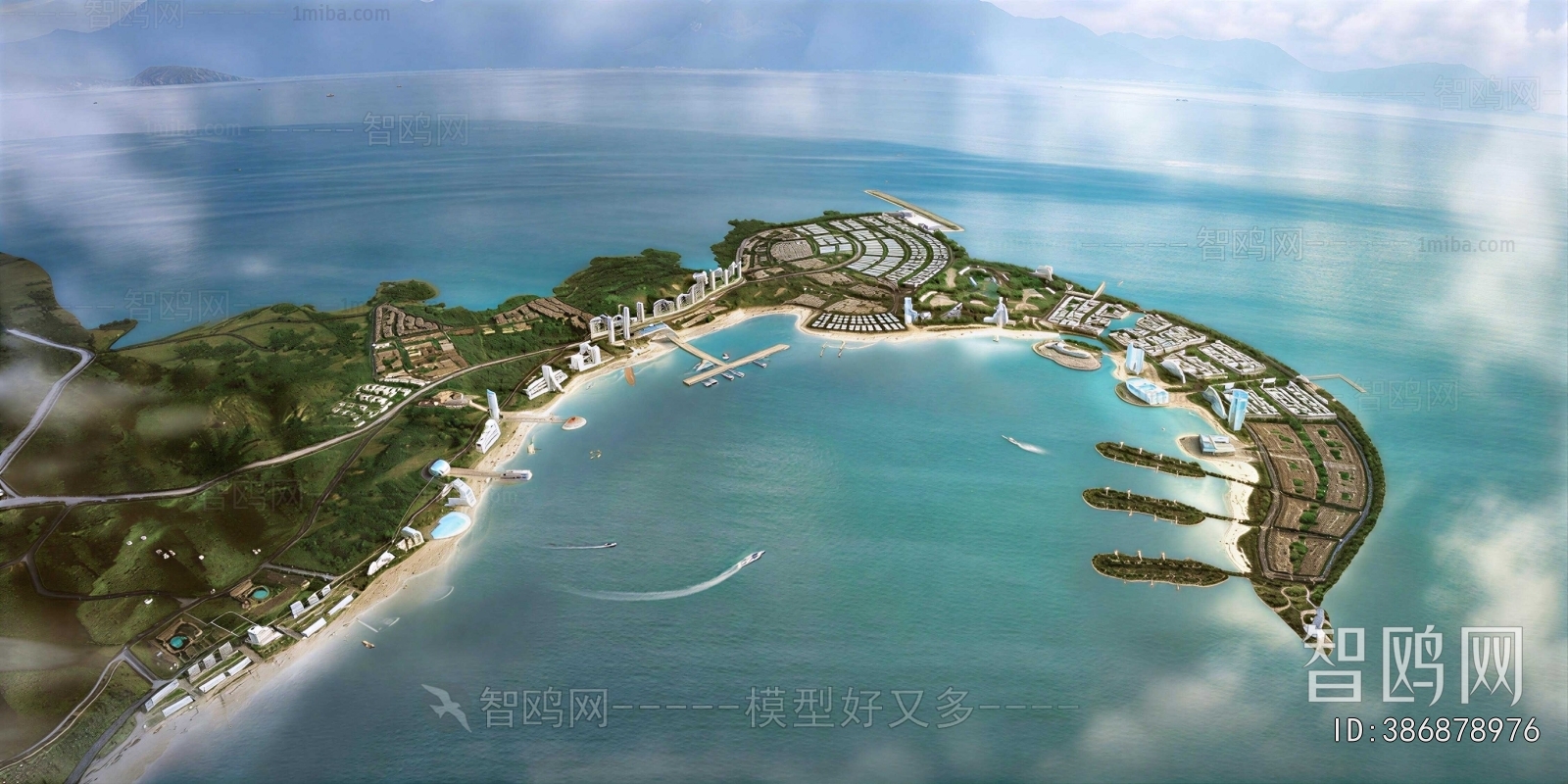 Modern Architectural Bird's-eye View Planning