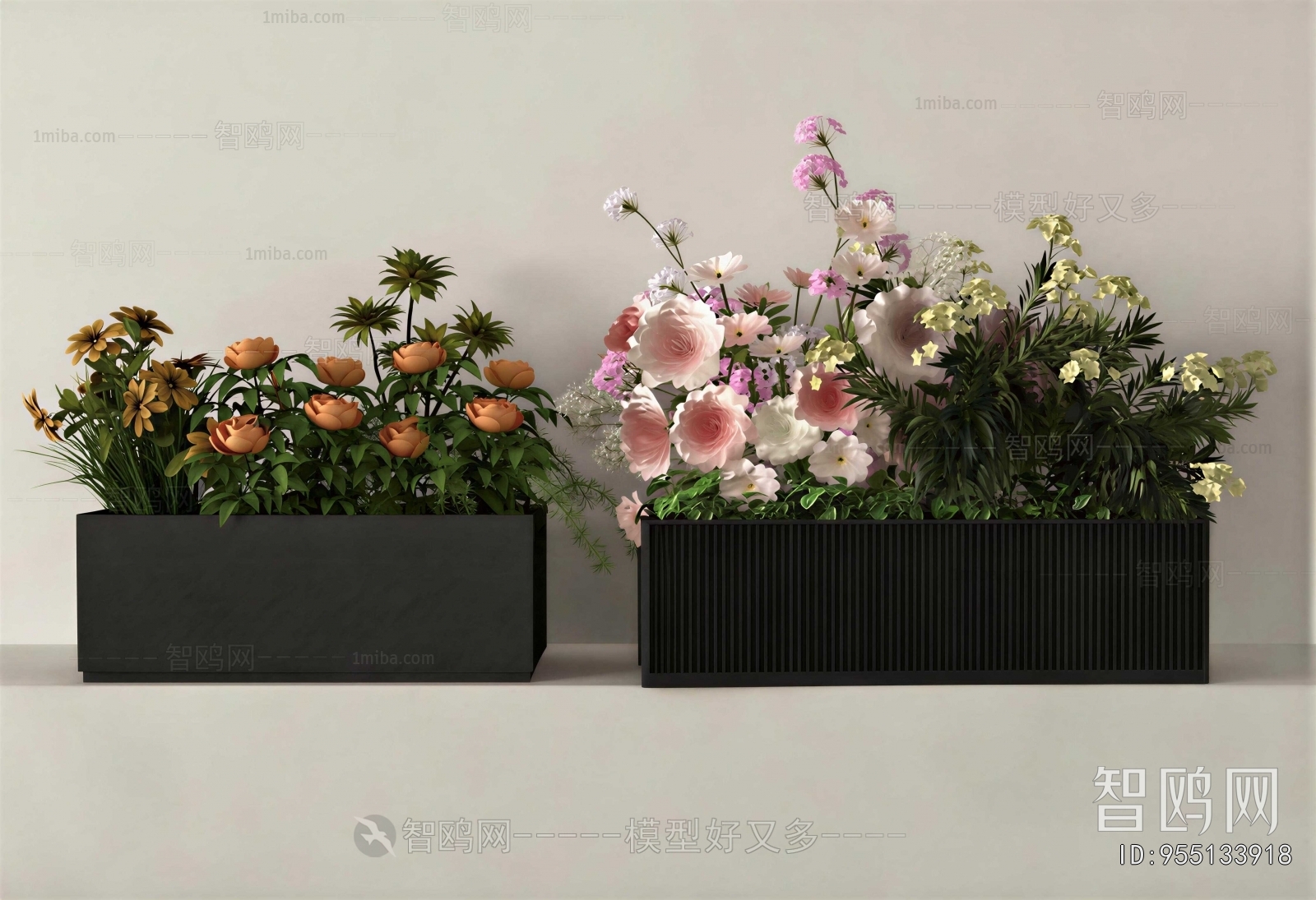 Modern Flower Bed, Flower Bowl, Flower Box