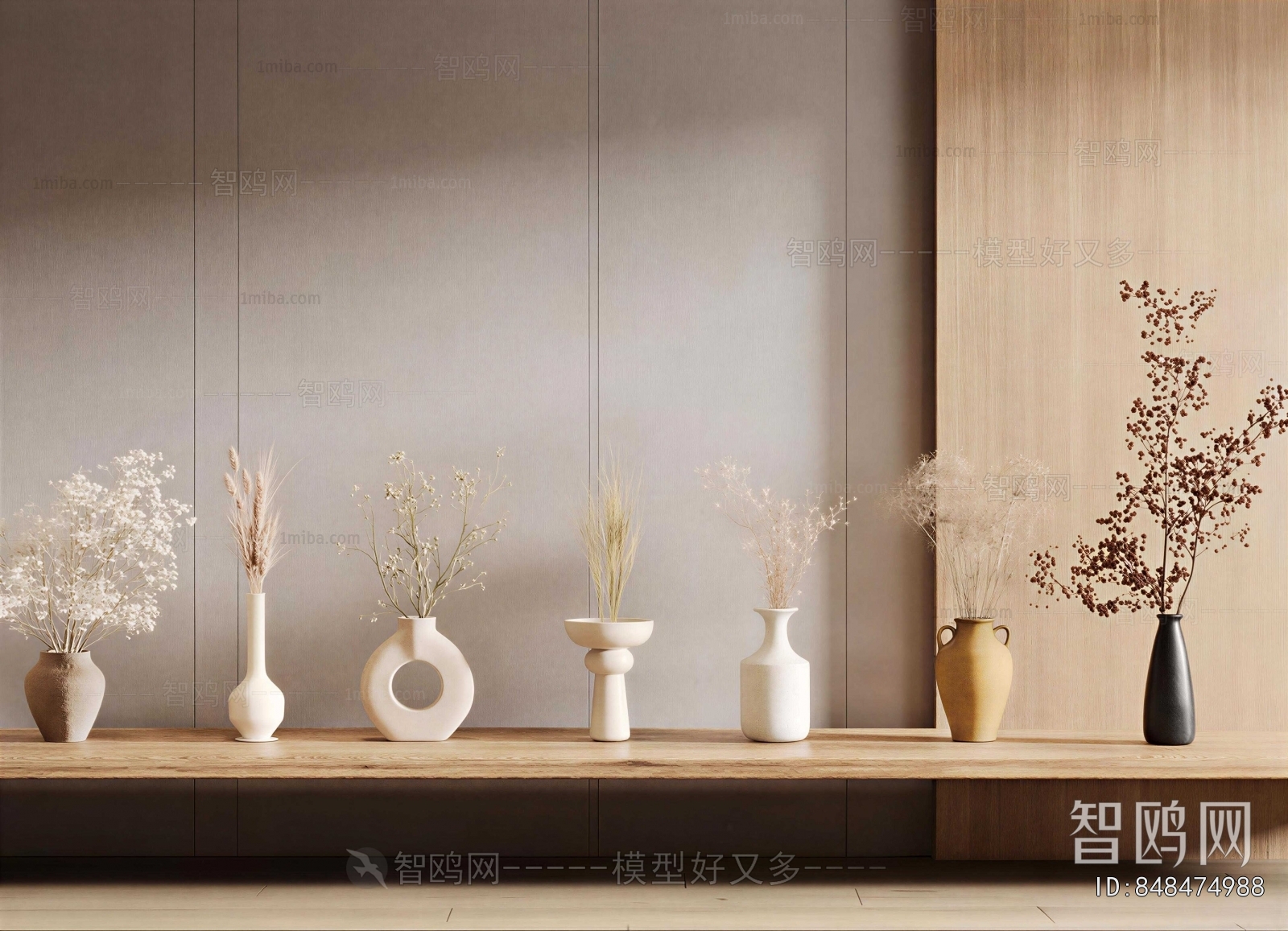 Wabi-sabi Style Dried Branch