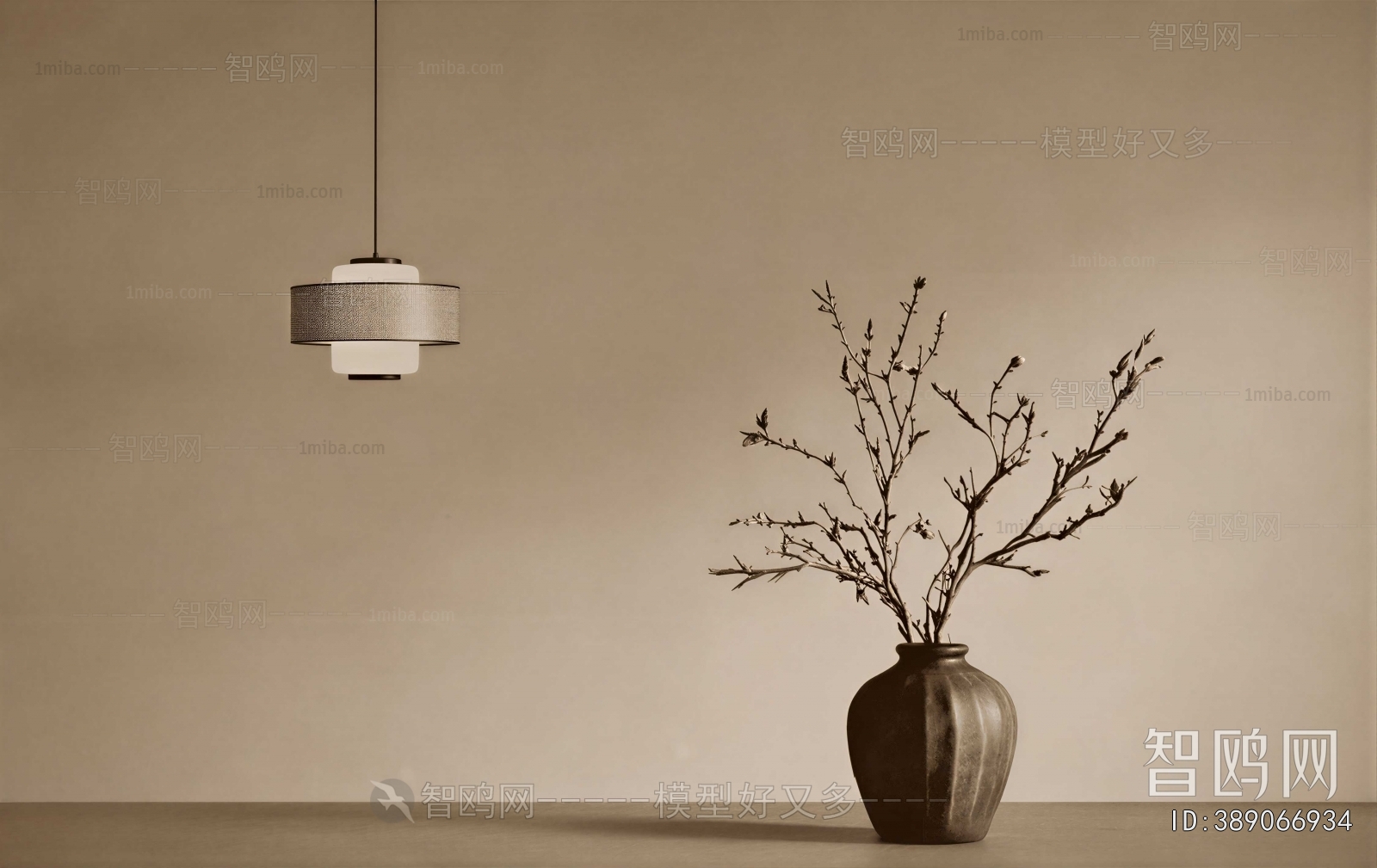 Wabi-sabi Style Dried Branch