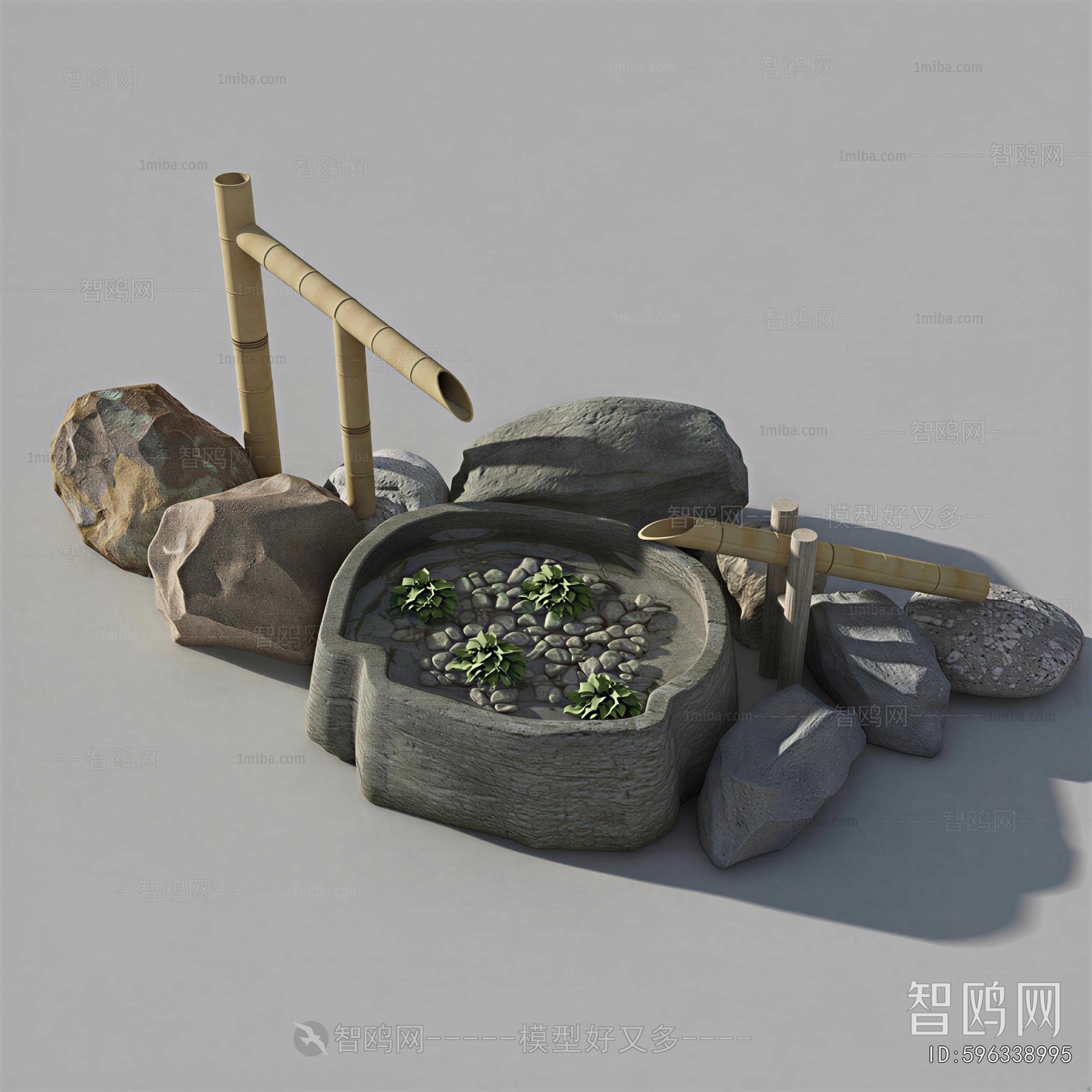 Japanese Style Rockery Waterscape