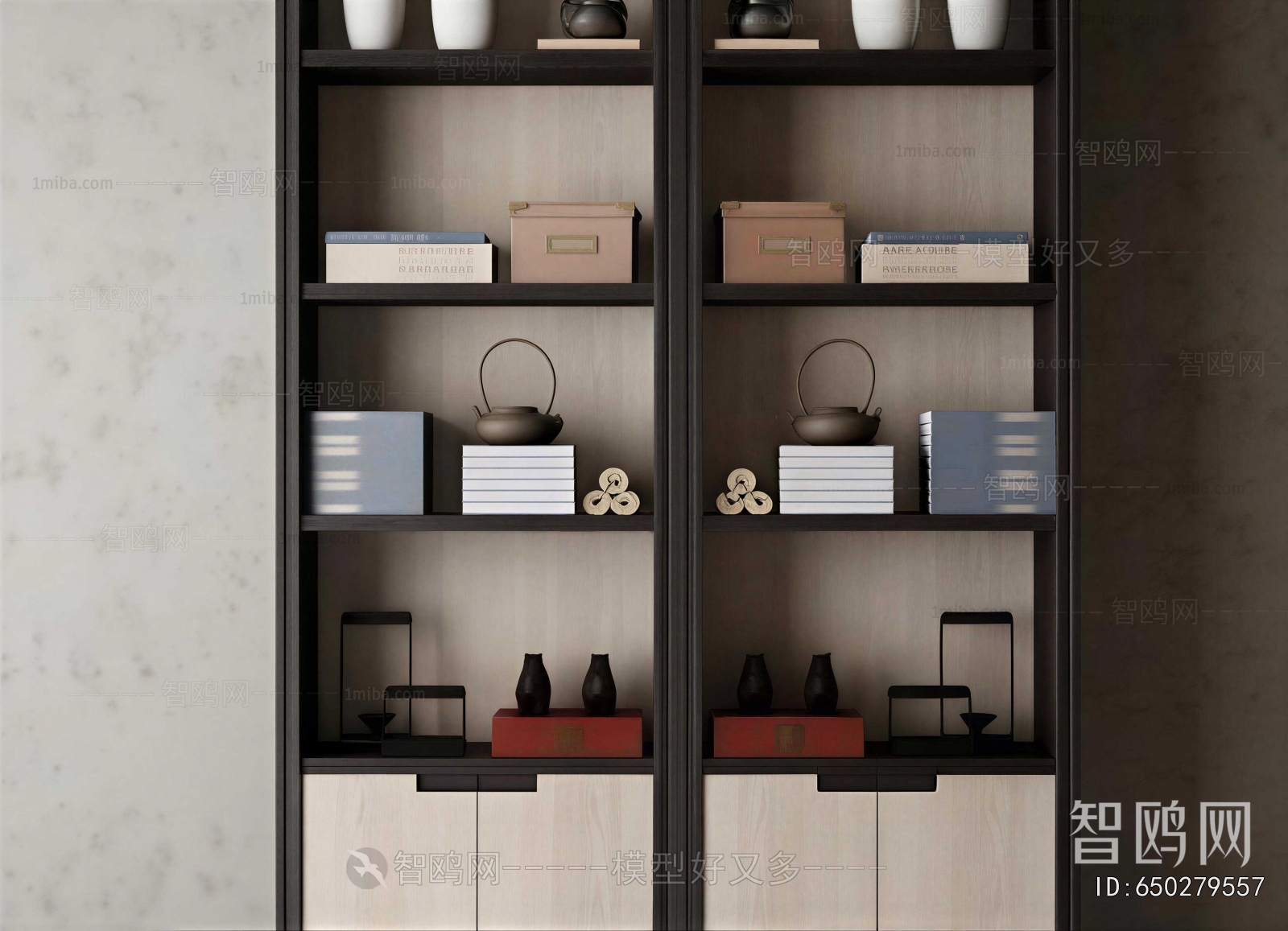 New Chinese Style Decorative Cabinet
