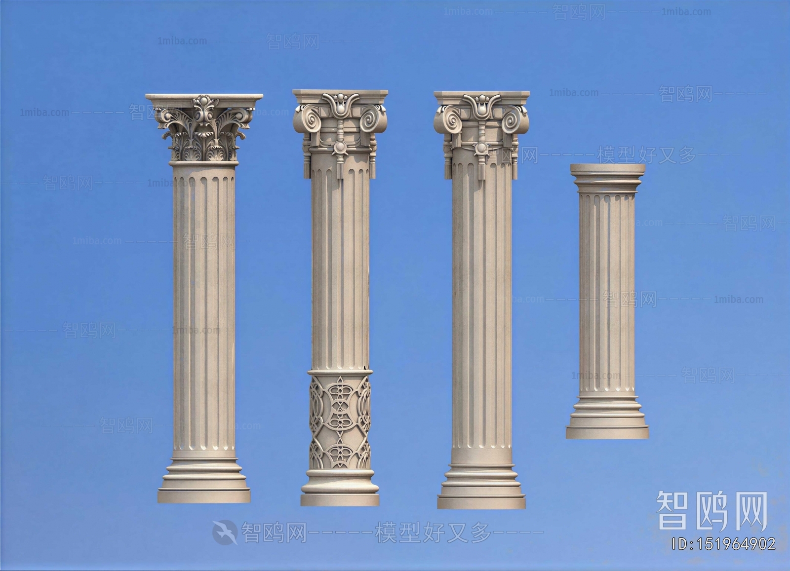 European Style Roman Pillar