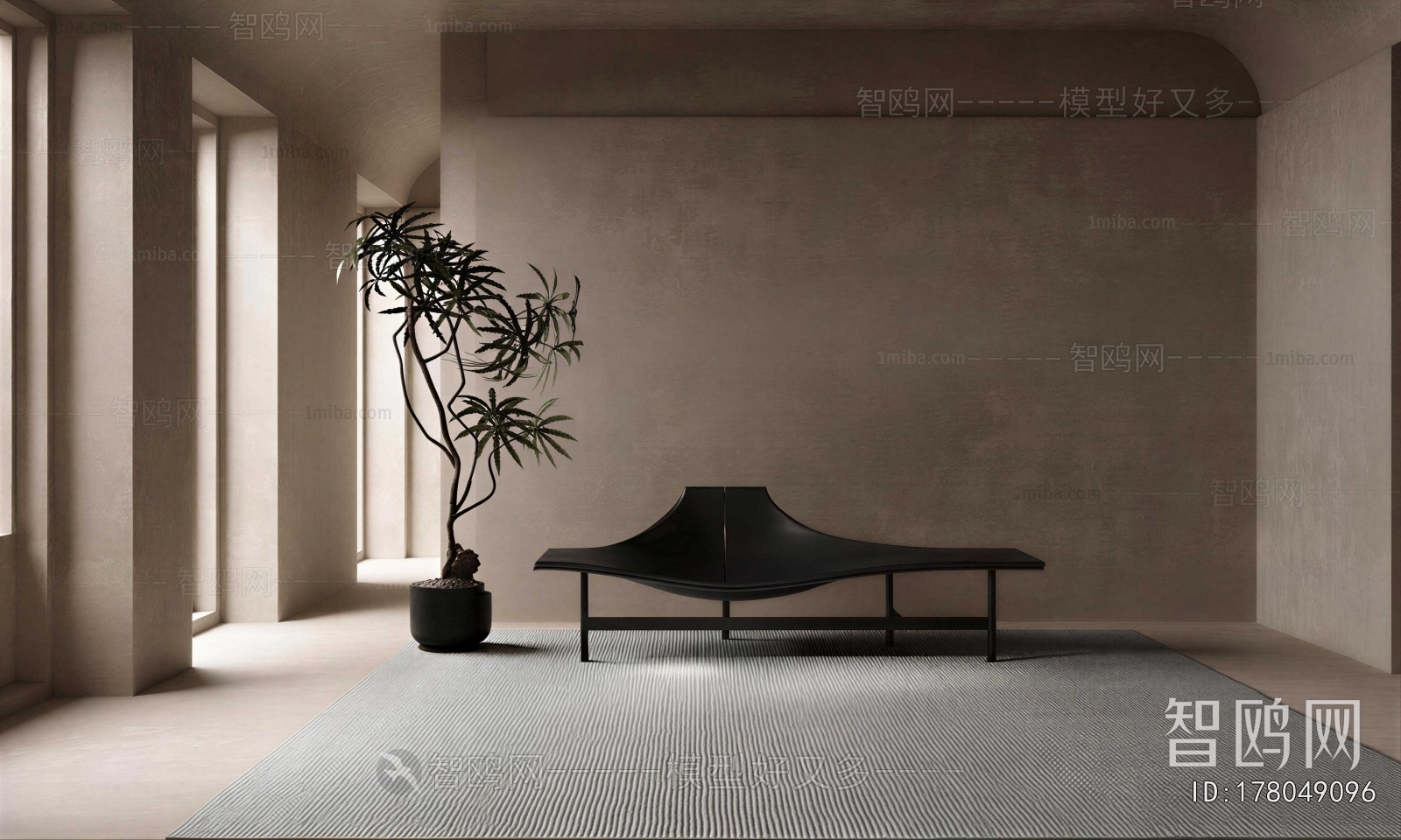 Wabi-sabi Style Lounge Chair
