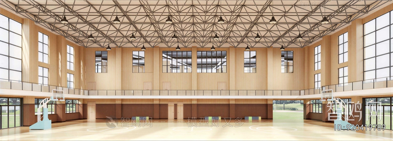 Modern Basketball Arena