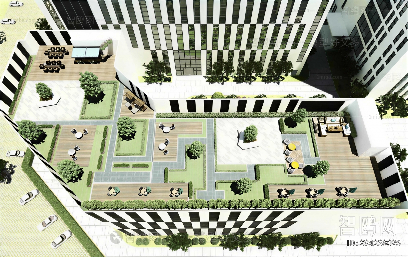 Modern Park Landscape
