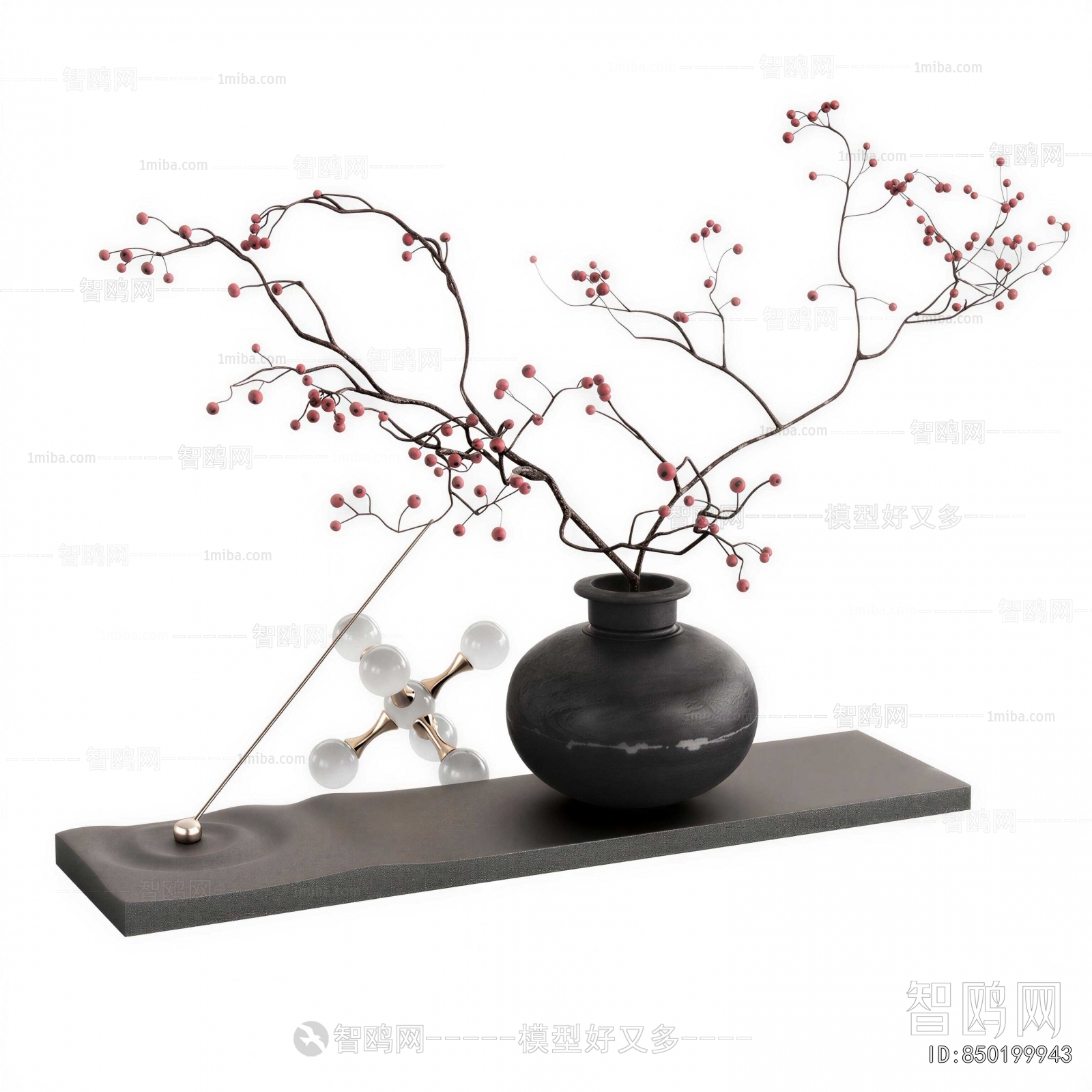 Wabi-sabi Style Flower Arrangement