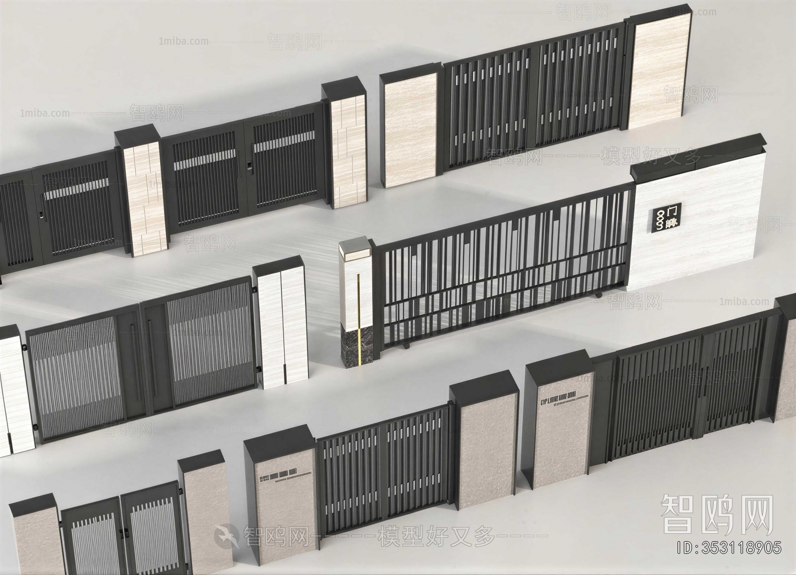 New Chinese Style Gate