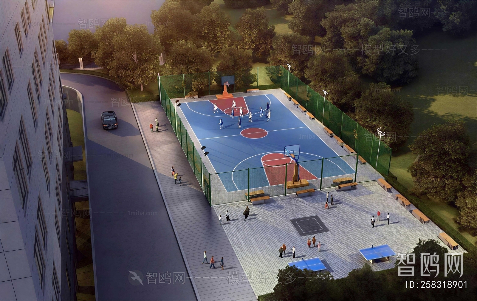 Modern Outdoor Sports Stadium