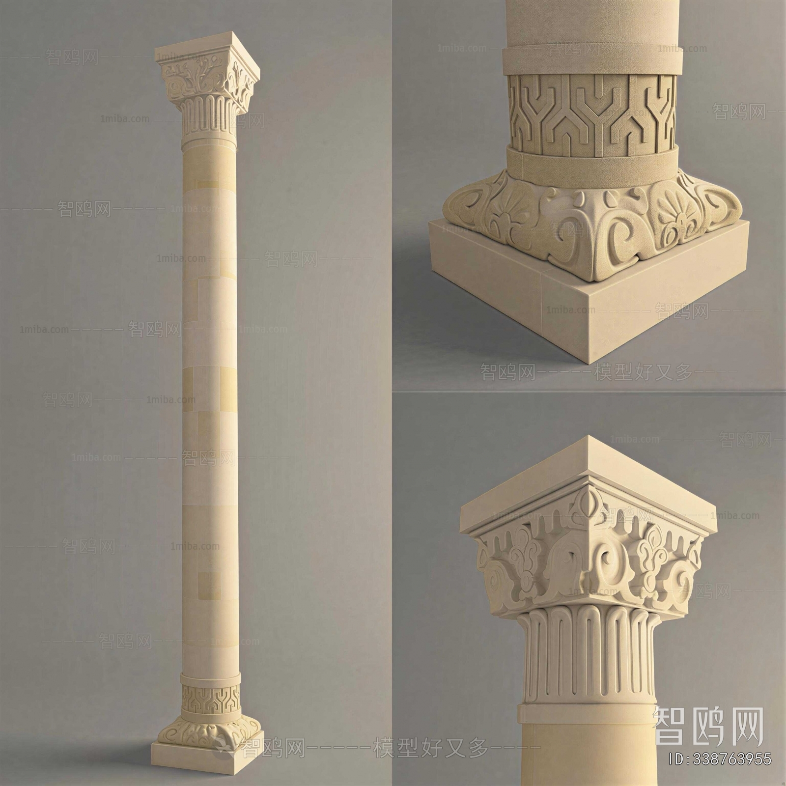 European Style Roman Pillar