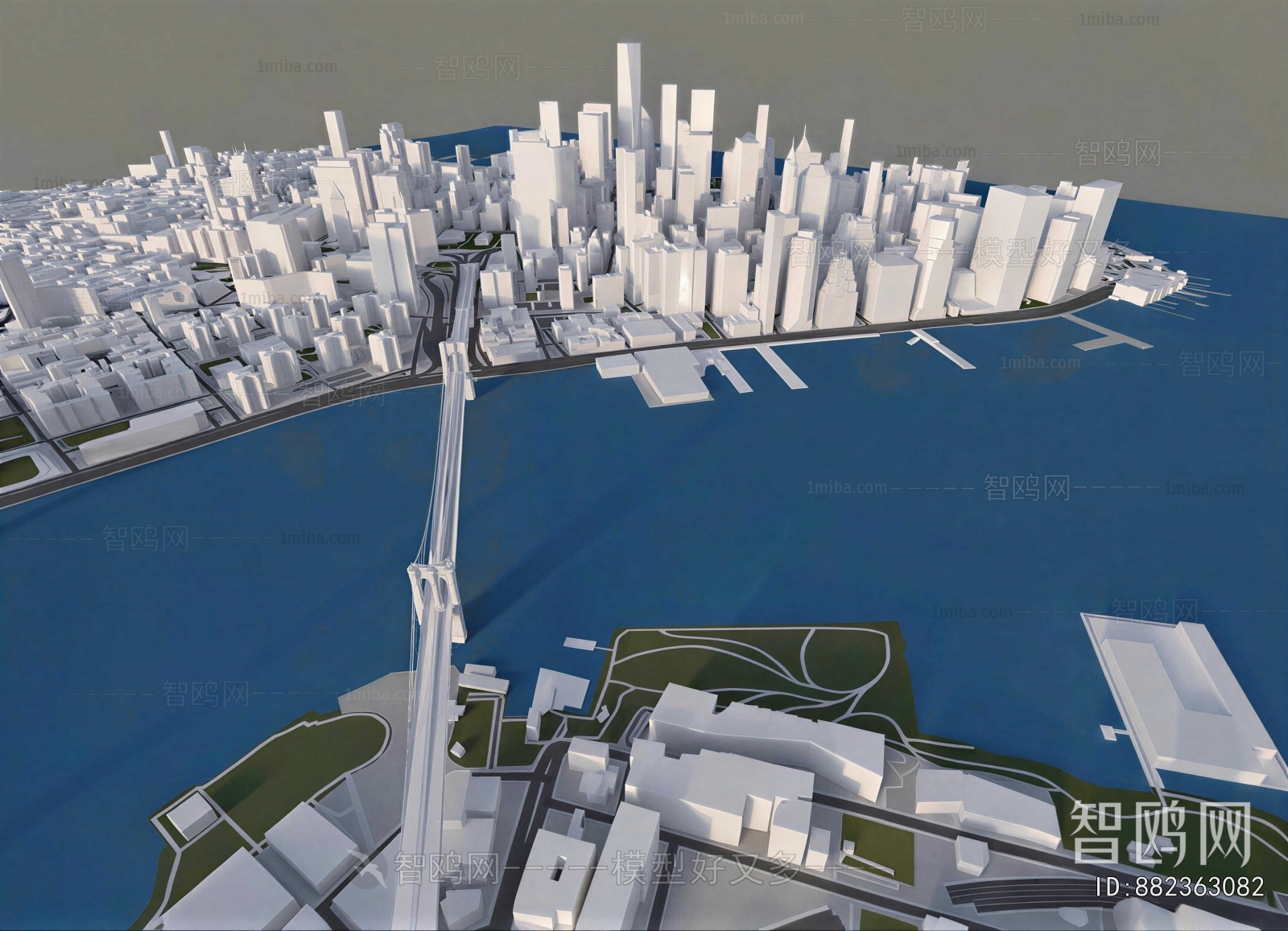 Modern Architectural Bird's-eye View Planning