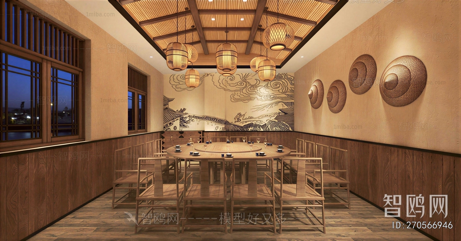 New Chinese Style Restaurant Box