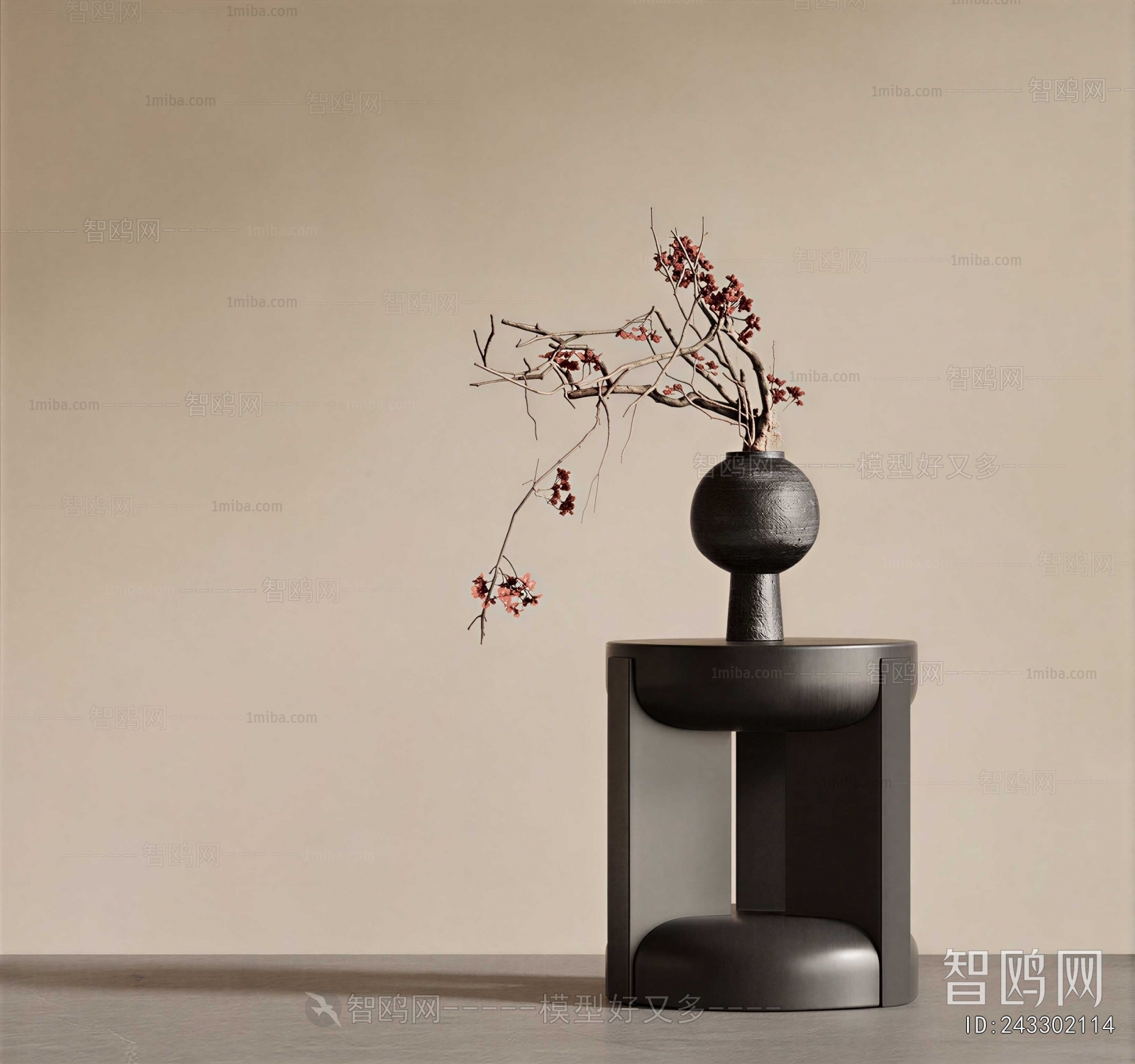 Wabi-sabi Style Dried Branch