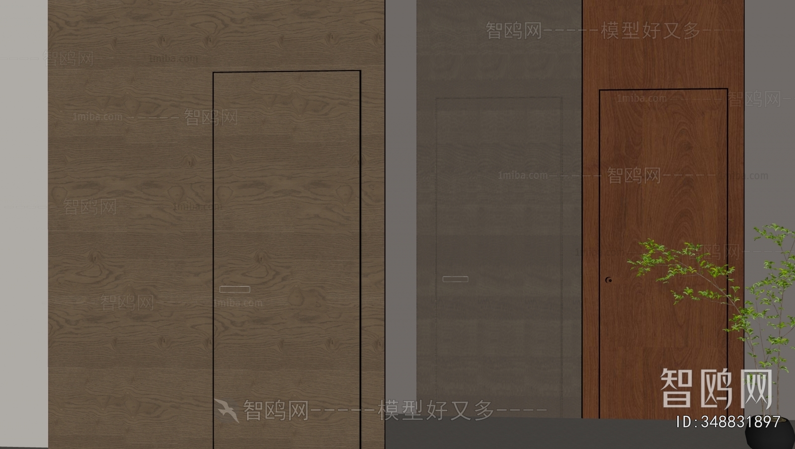 Modern Single Door