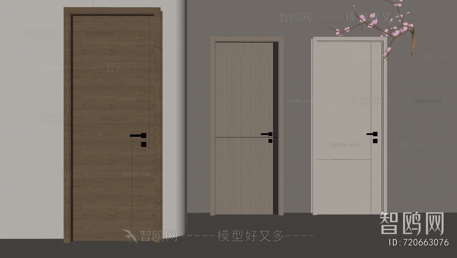 Modern Single Door