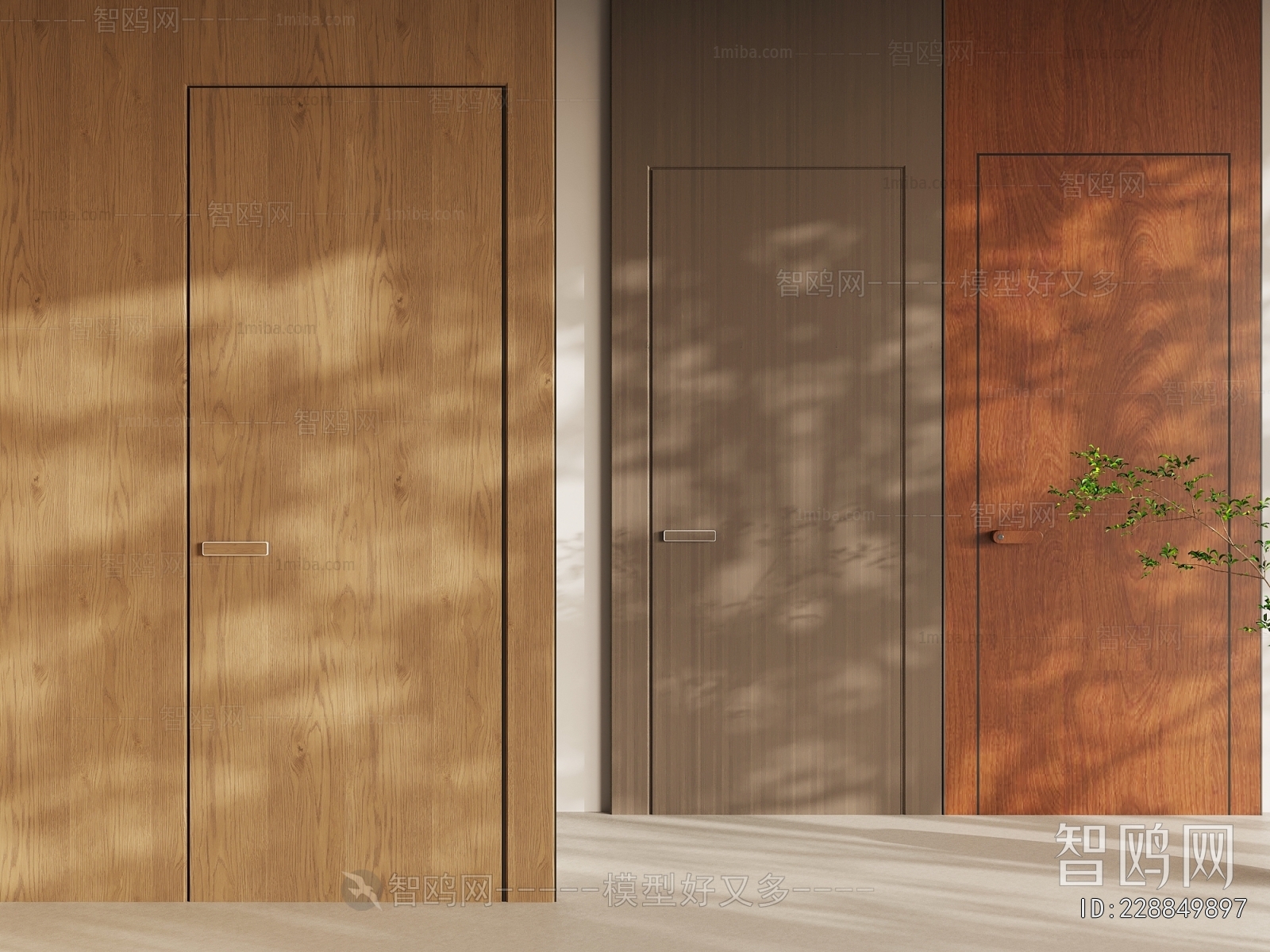Modern Single Door