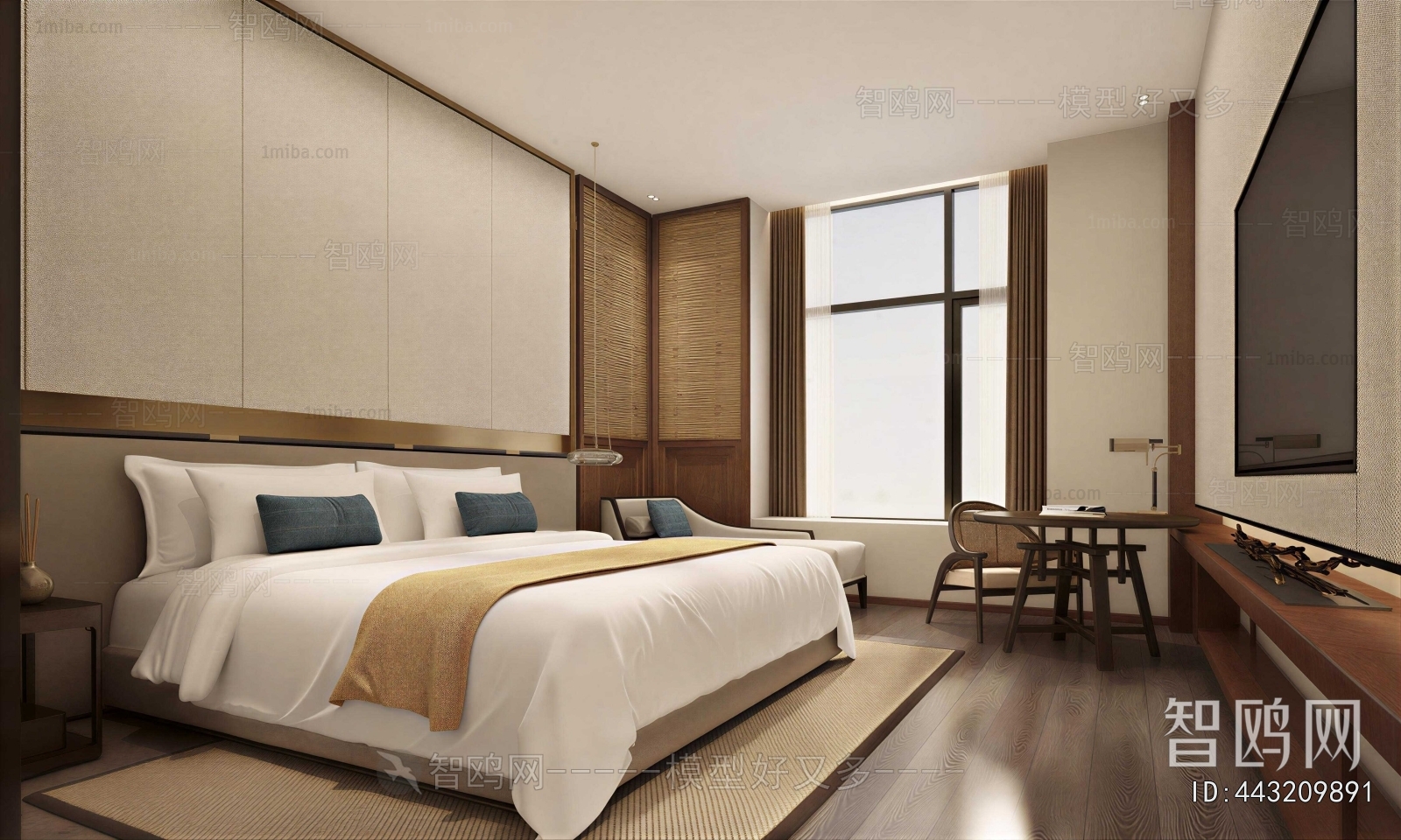 New Chinese Style Guest Room