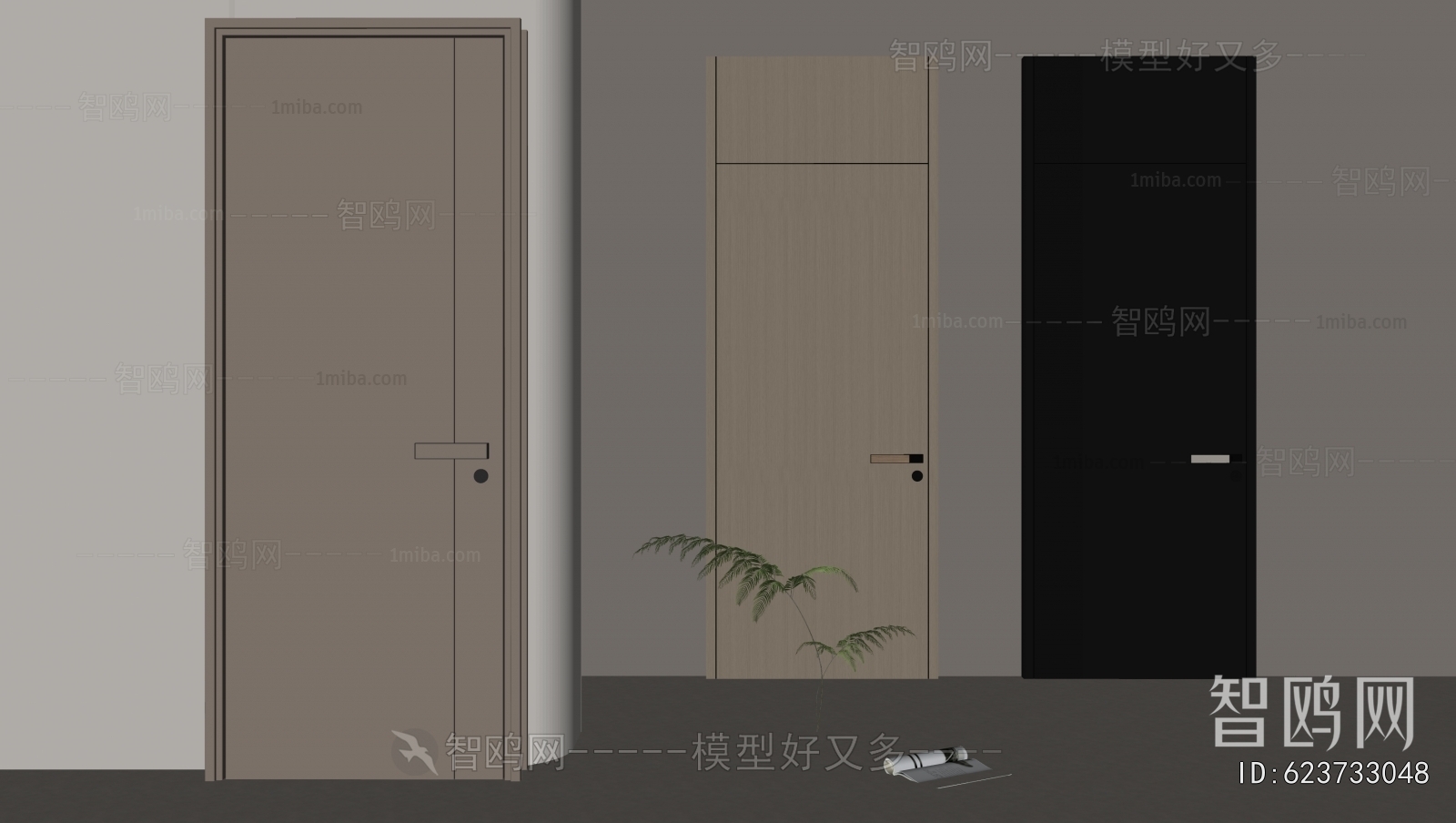 Modern Single Door