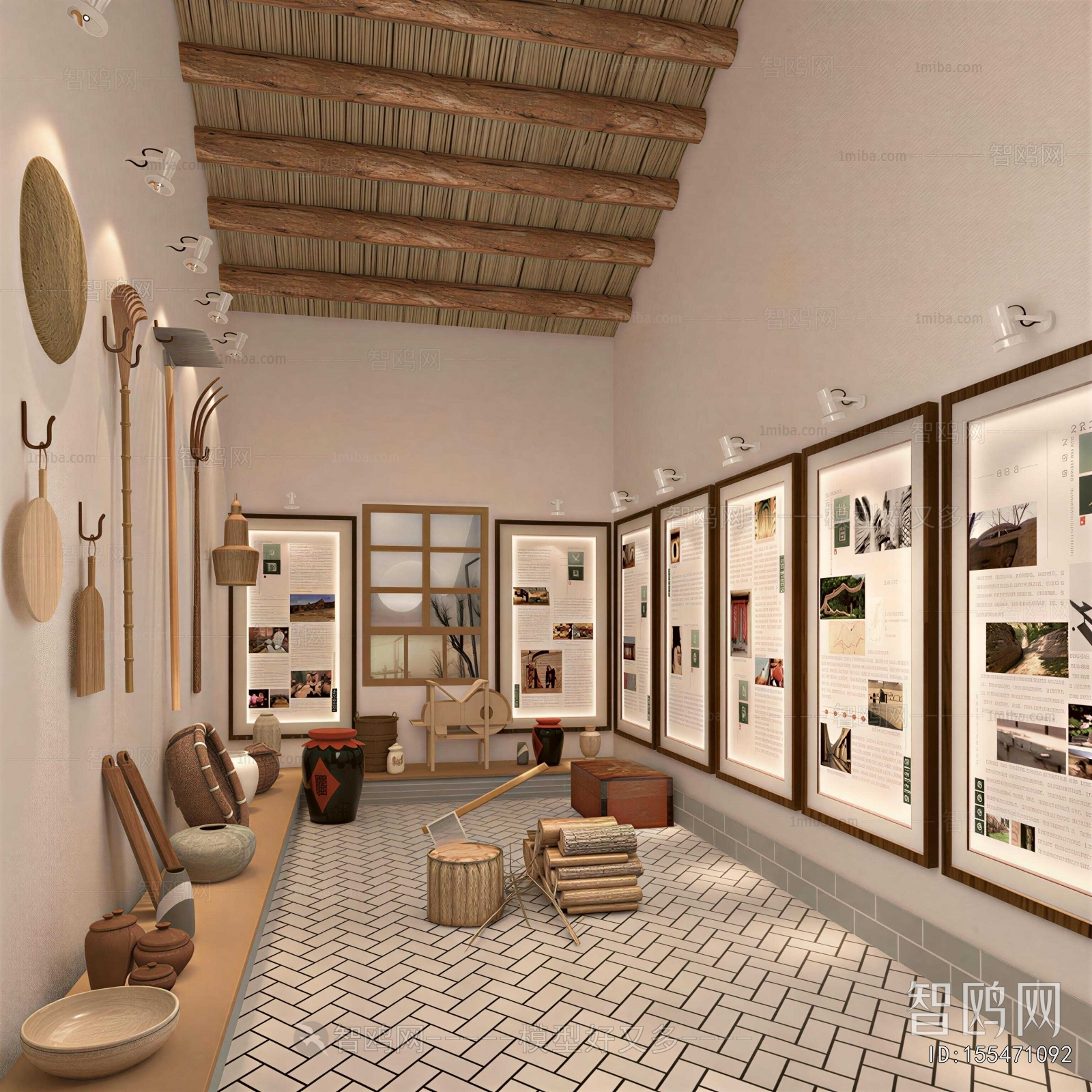 New Chinese Style Exhibition Hall