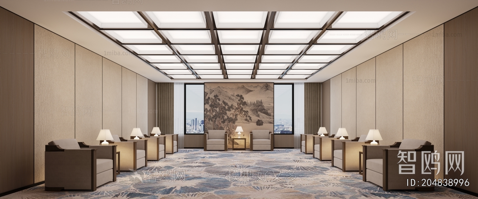 New Chinese Style Reception Room