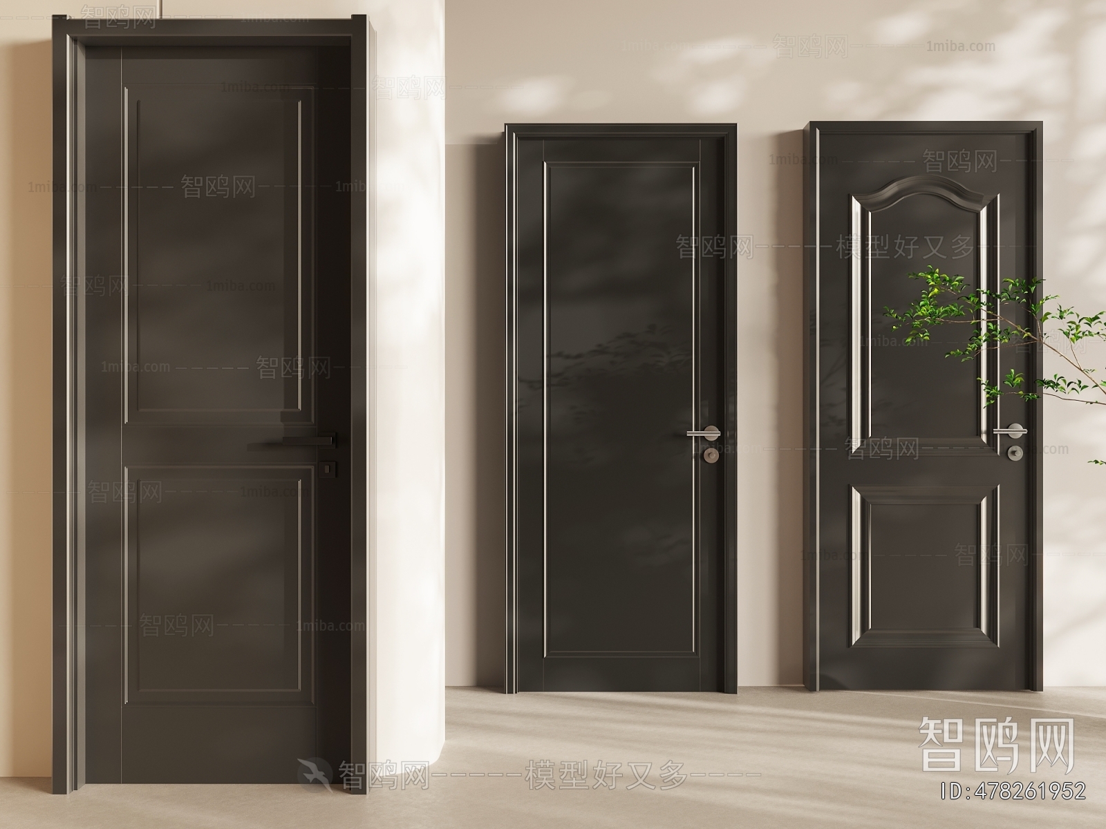 Modern Single Door