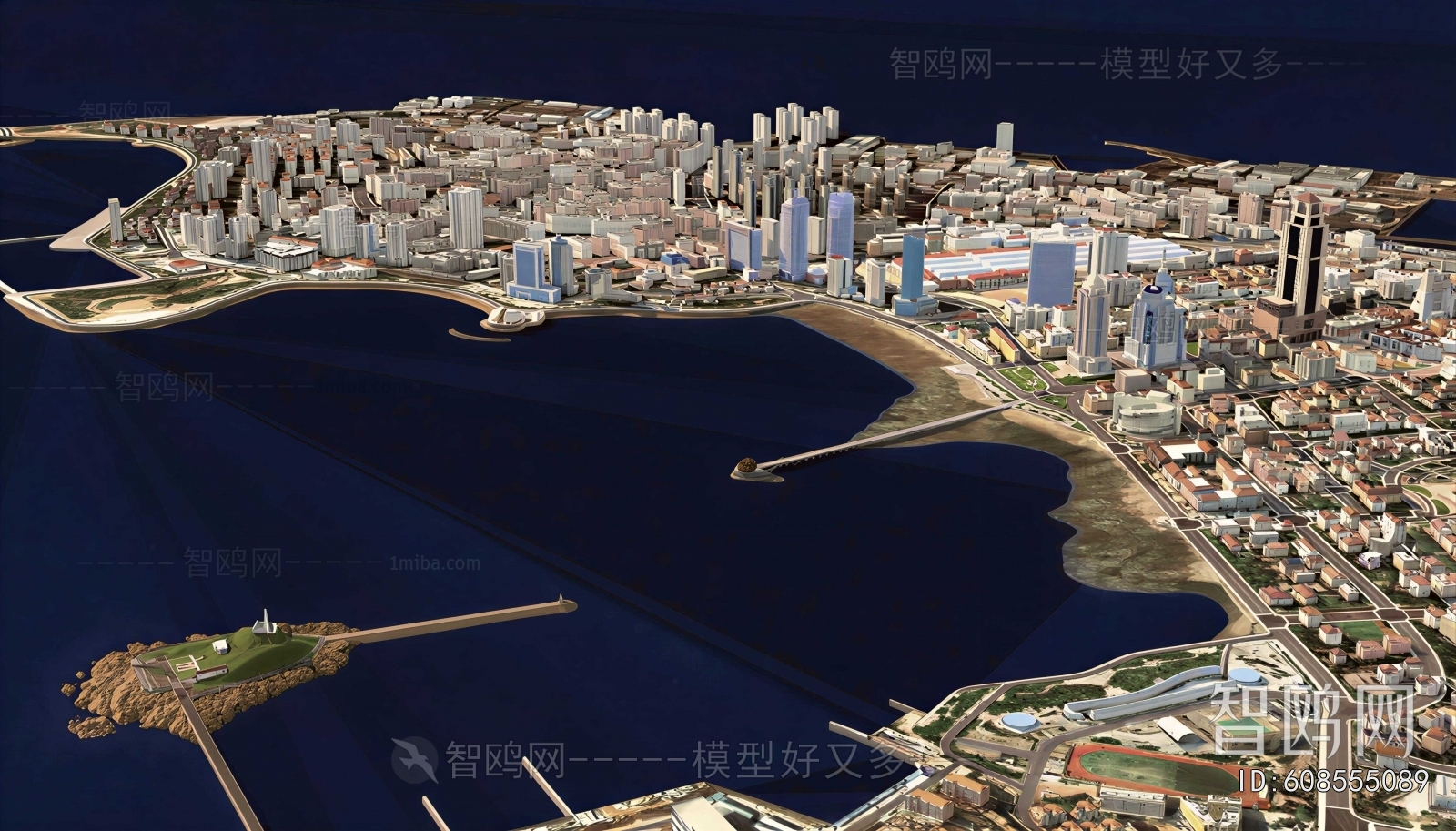 Modern Architectural Bird's-eye View Planning