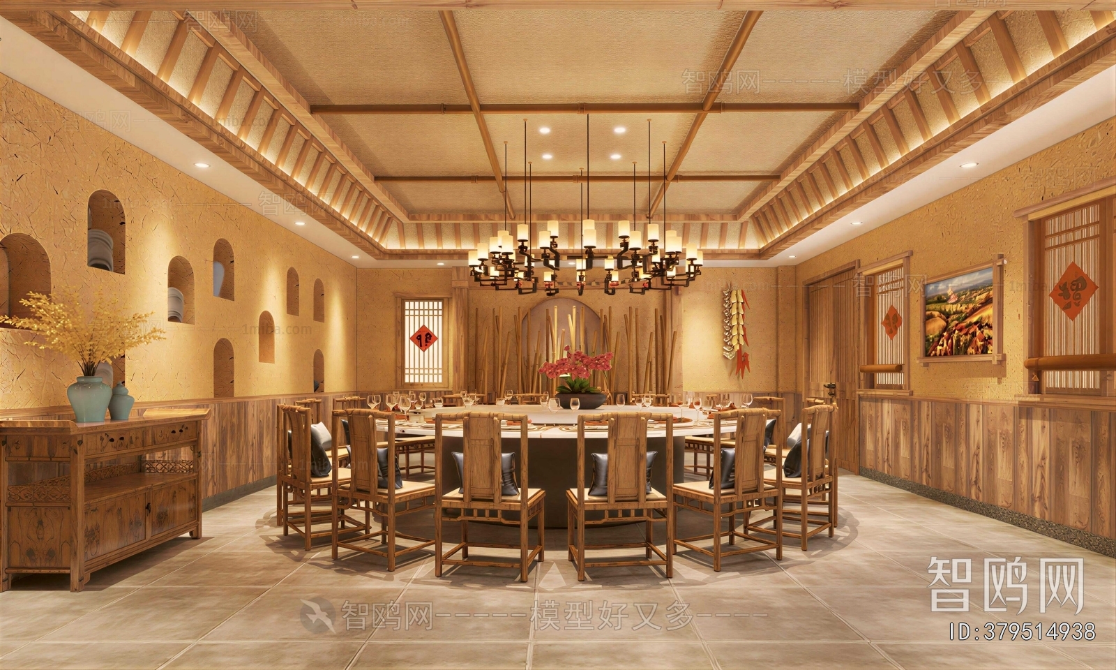 New Chinese Style Restaurant Box