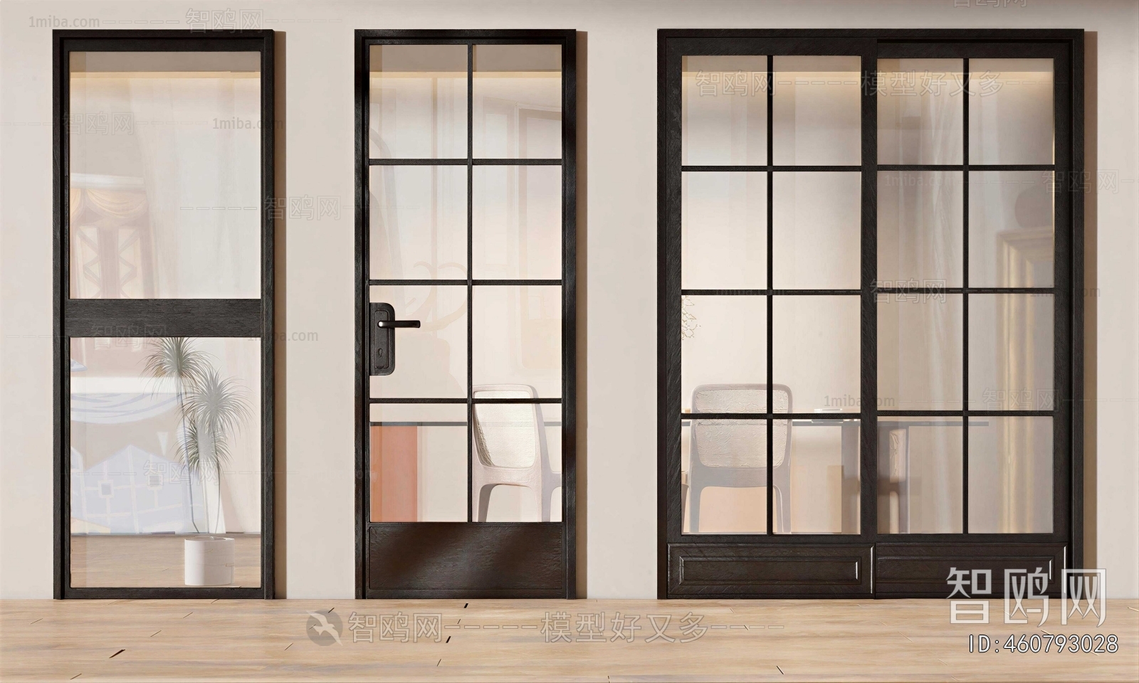 Modern Single Door