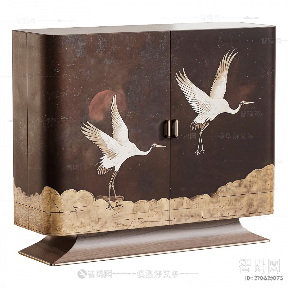 New Chinese Style Side Cabinet