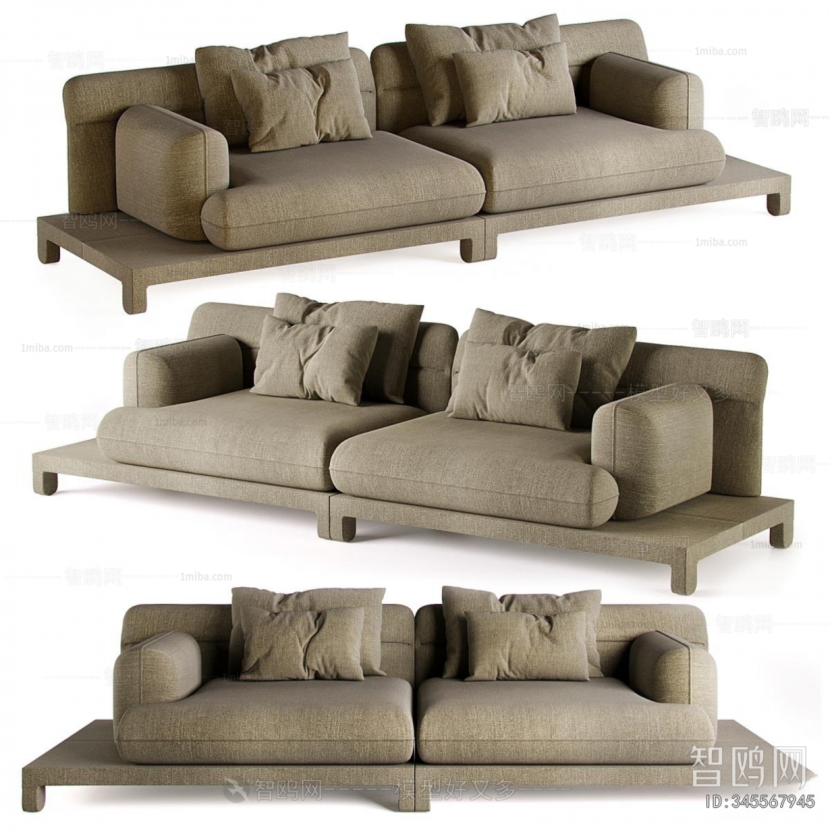Wabi-sabi Style A Sofa For Two