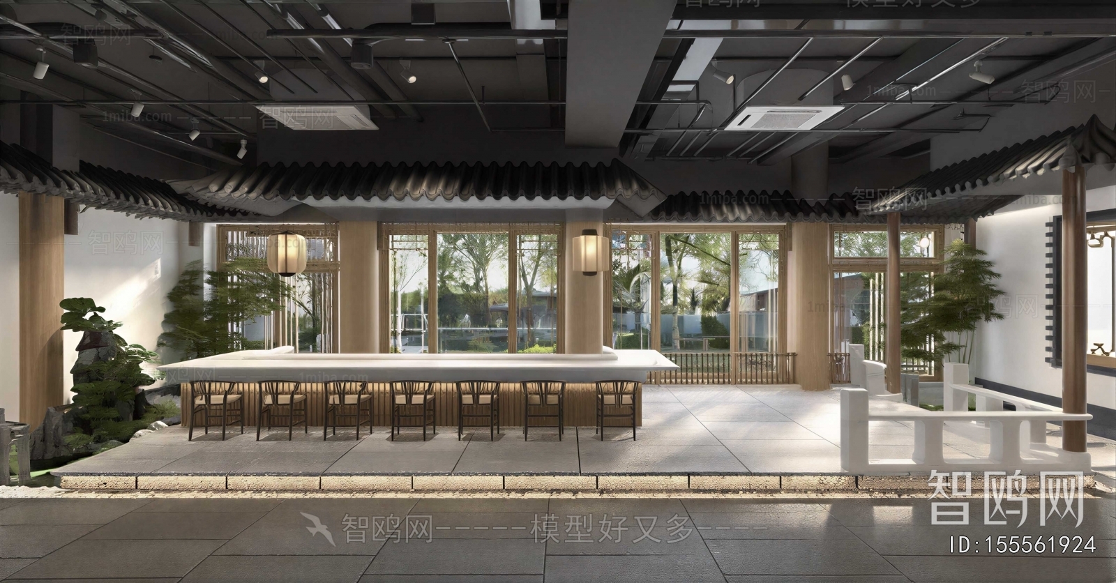 New Chinese Style Teahouse Tea House