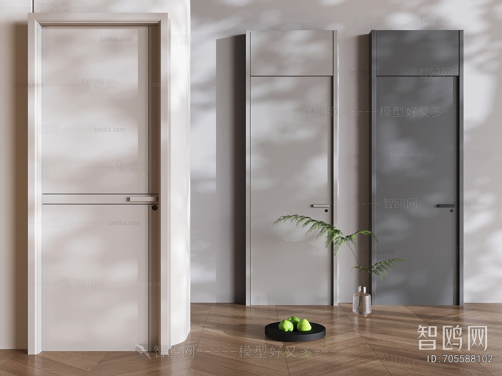 Modern Single Door