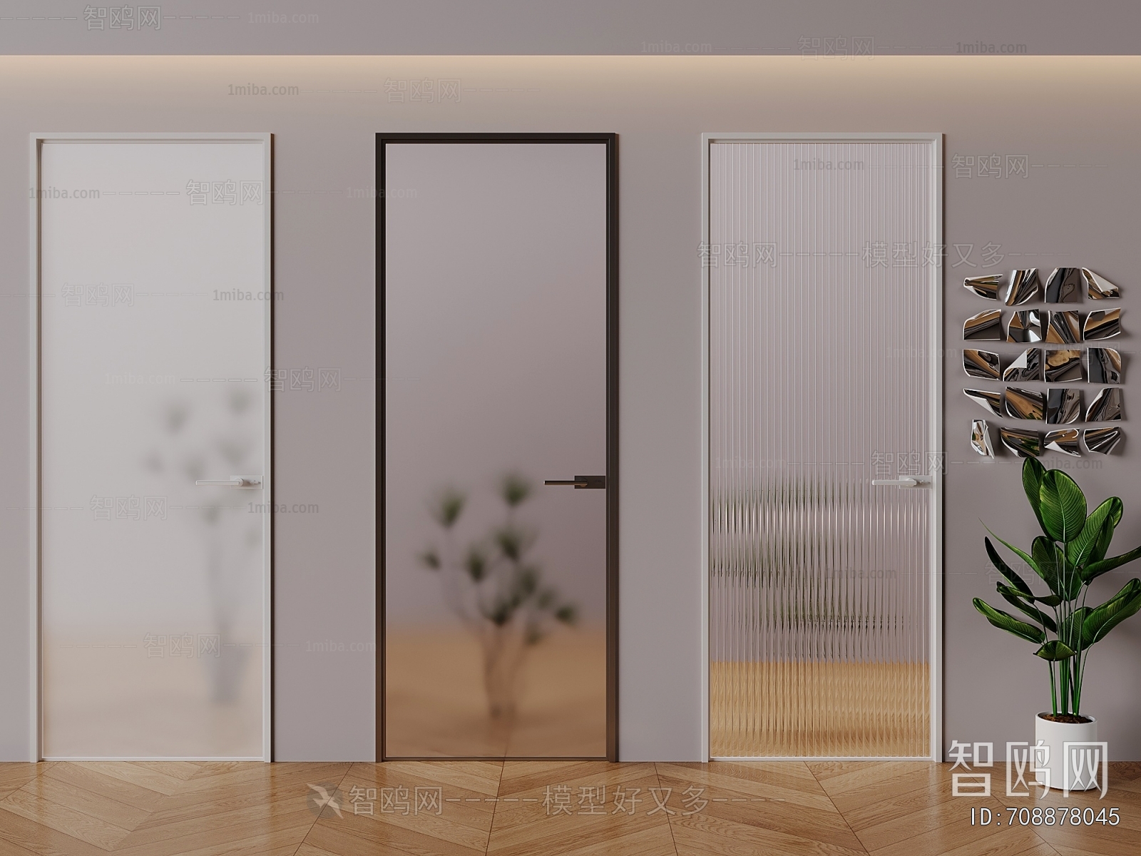Modern Single Door