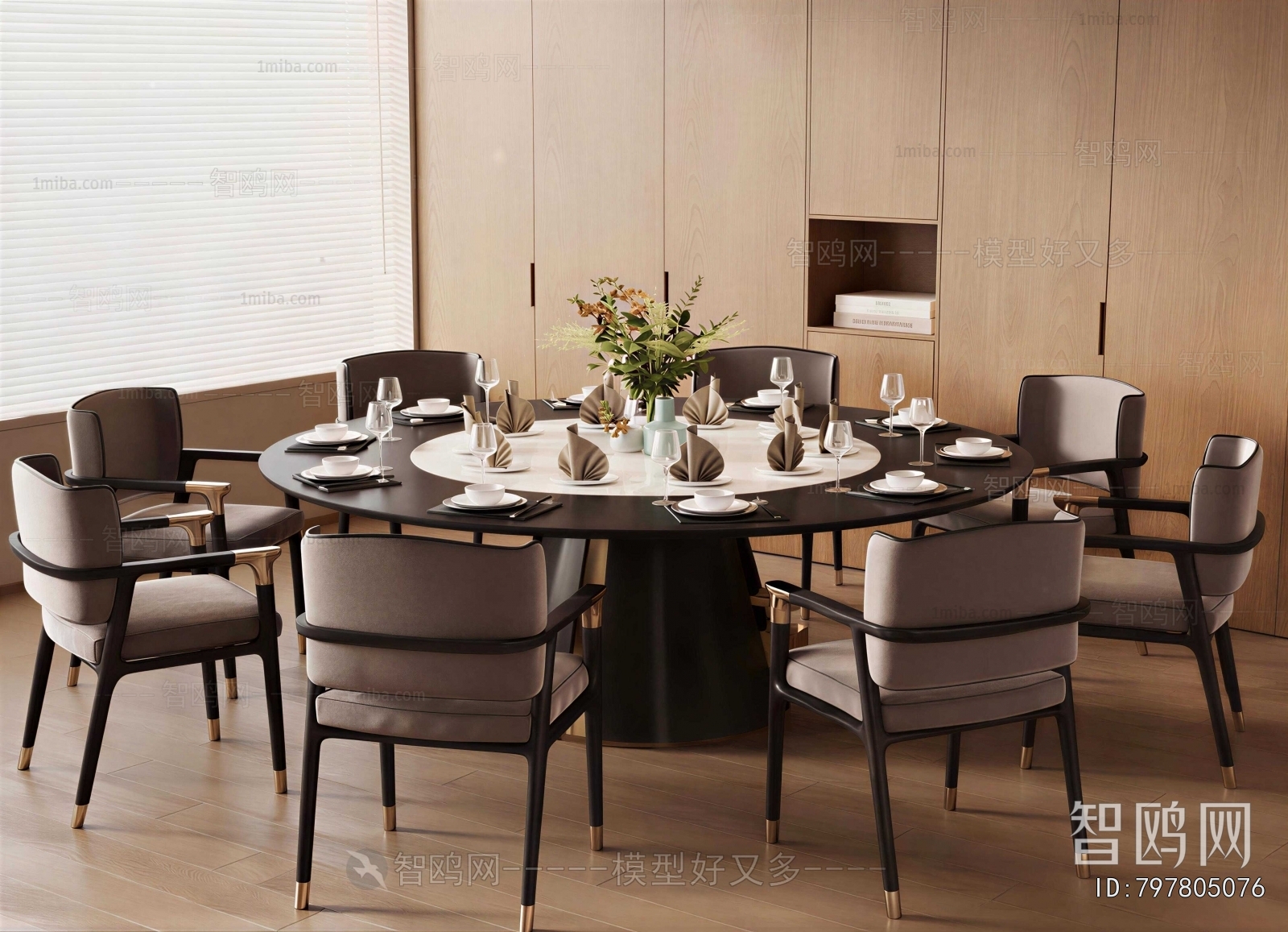 New Chinese Style Dining Table And Chairs