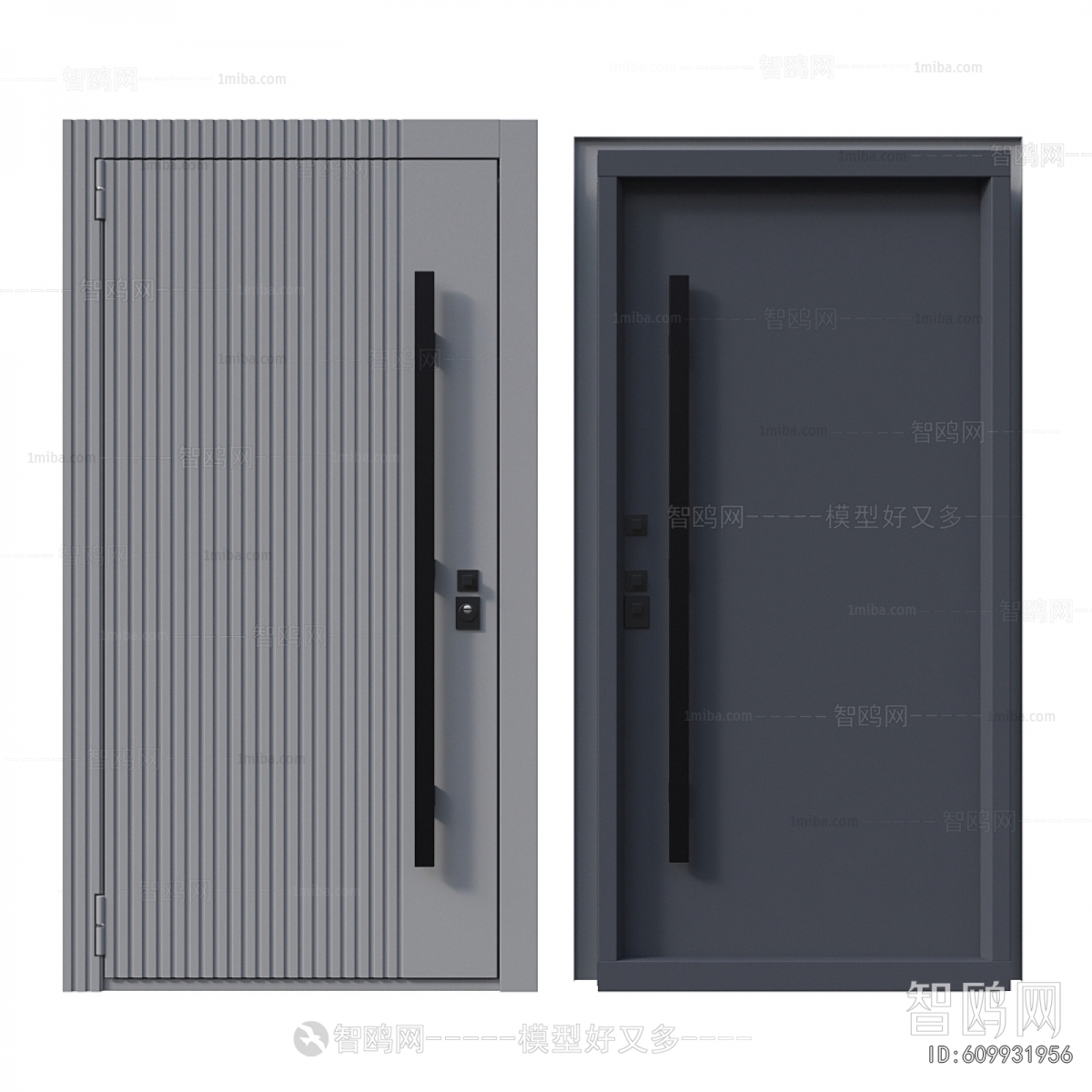 Nordic Style Entrance Door