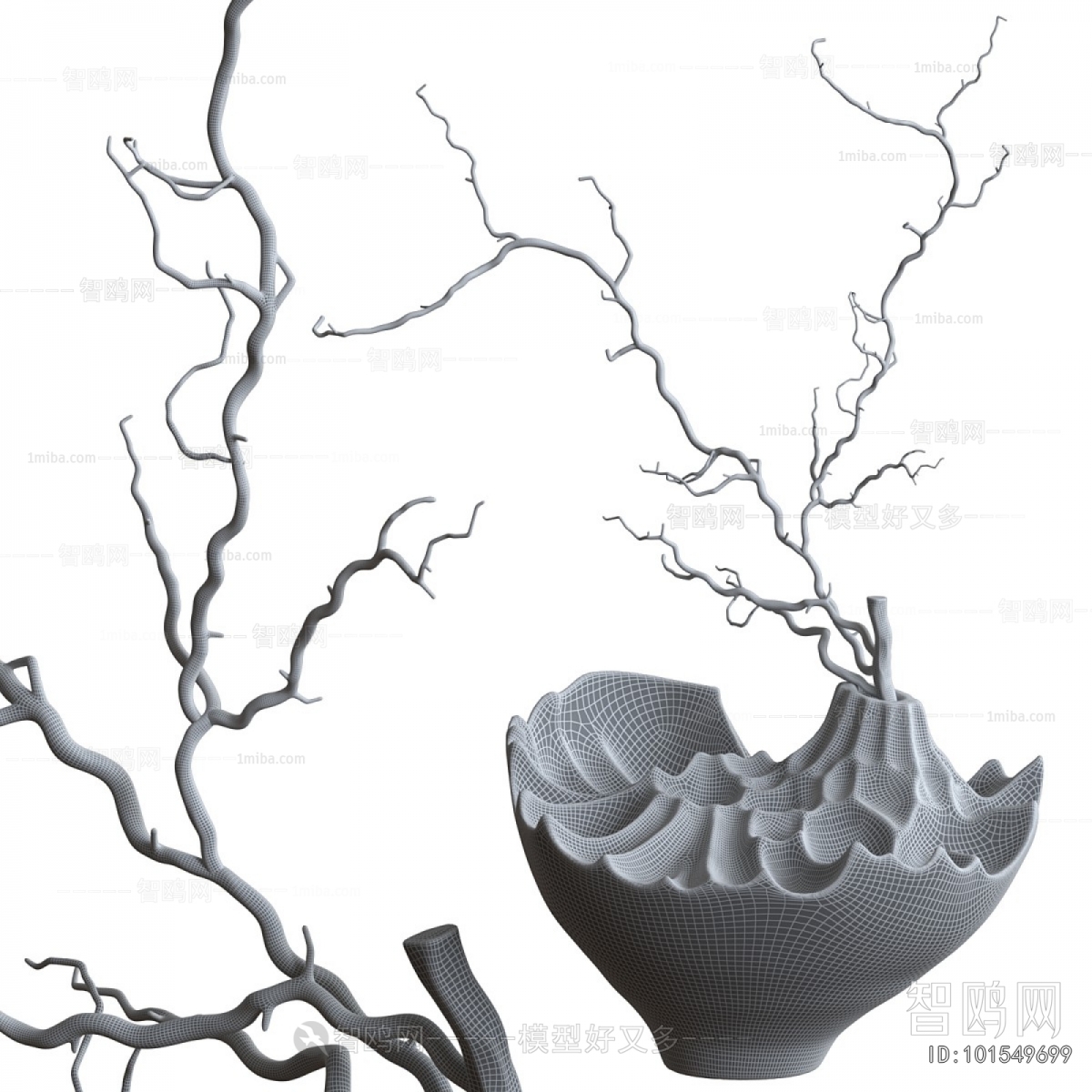 Wabi-sabi Style Dried Branch