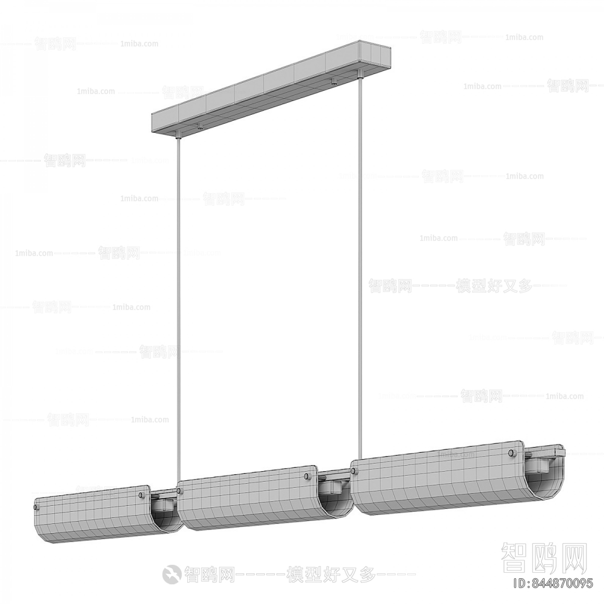 Modern Long Chandelier