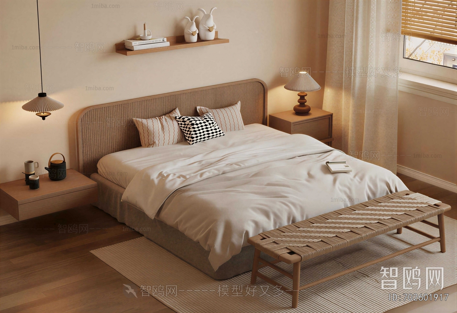 Japanese Style Double Bed
