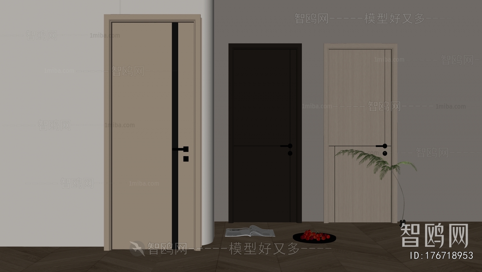 Modern Single Door