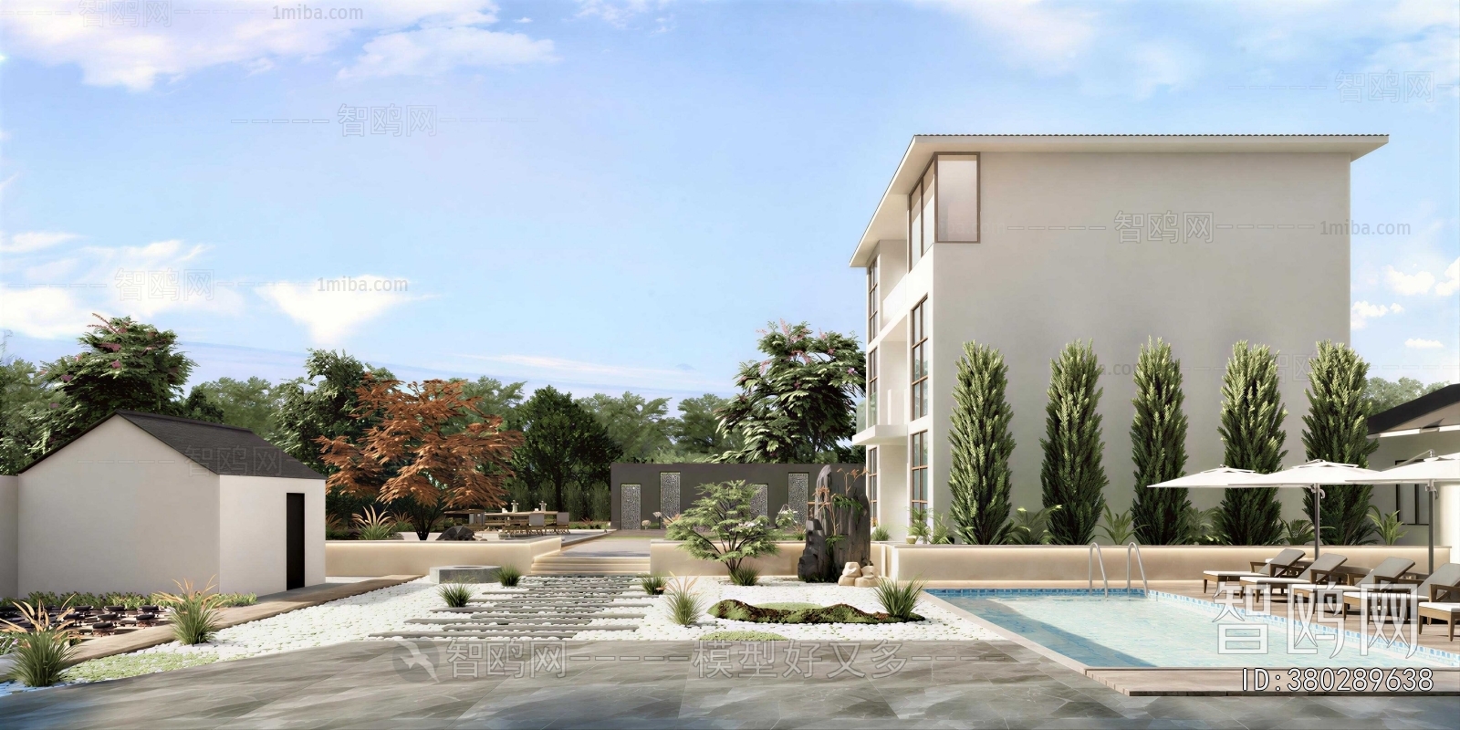 Modern Courtyard/landscape