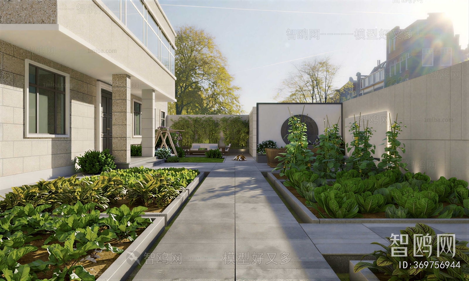 New Chinese Style Courtyard/landscape