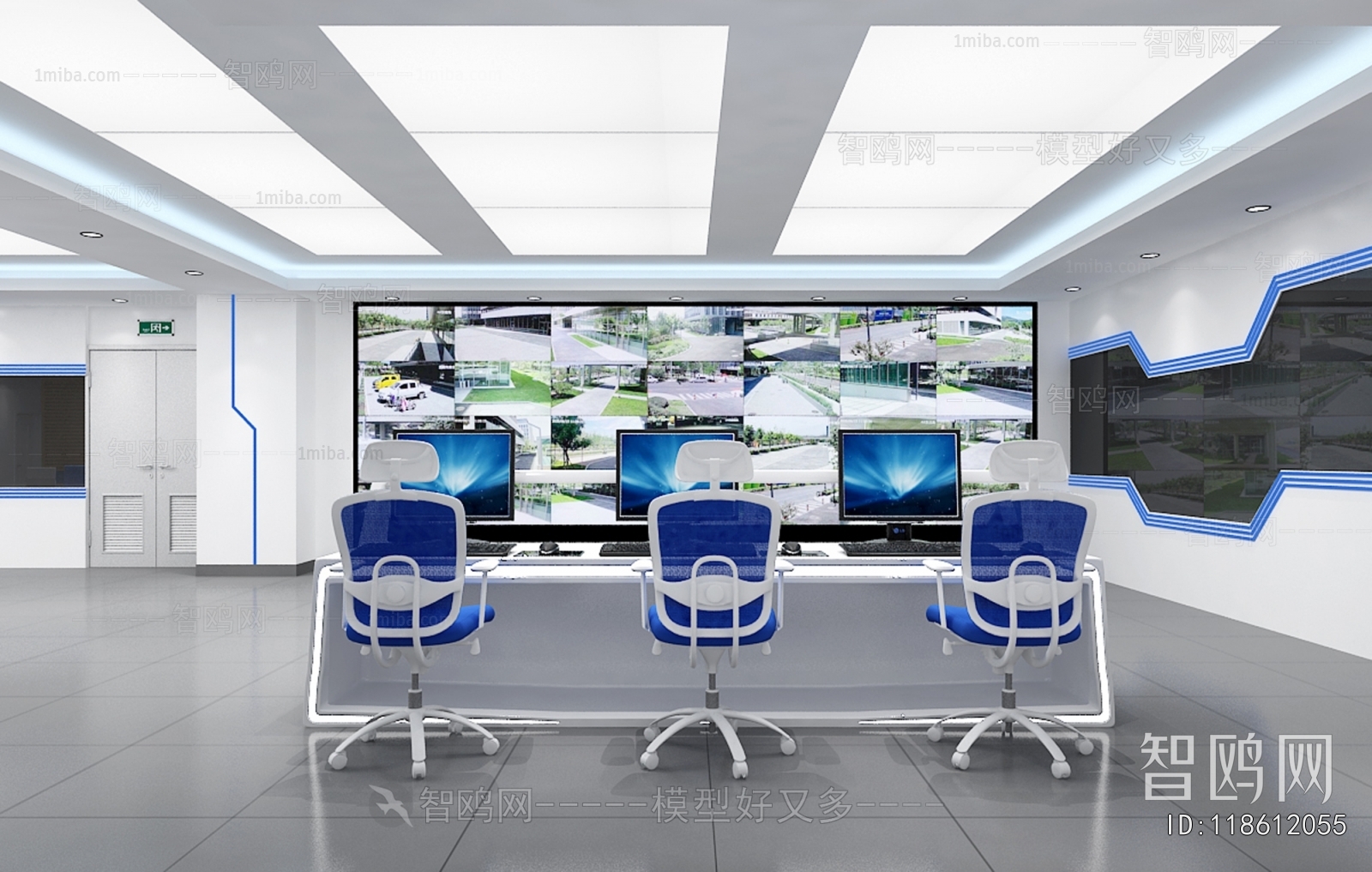 Modern Monitor Room