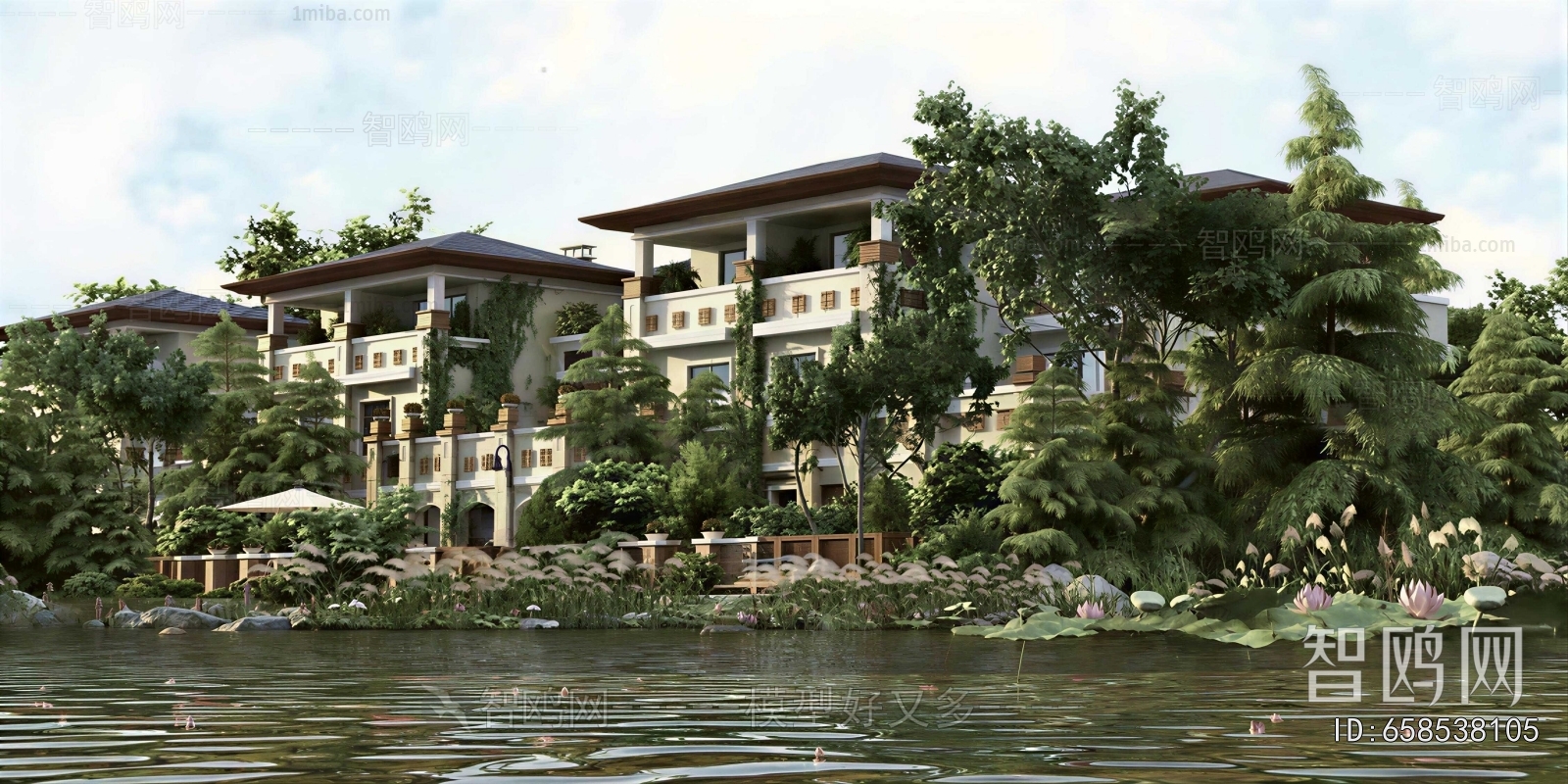 New Chinese Style Townhouse