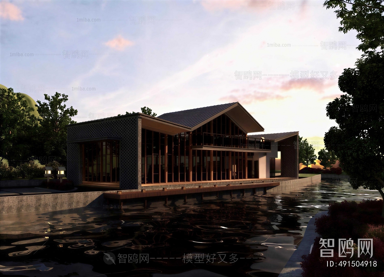 New Chinese Style Public Building