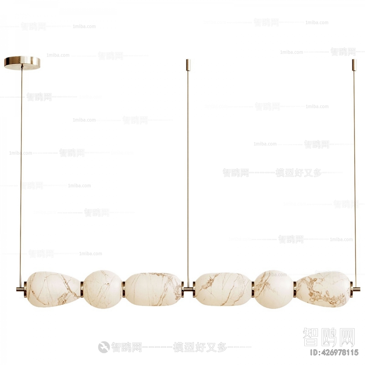 Modern Long Chandelier