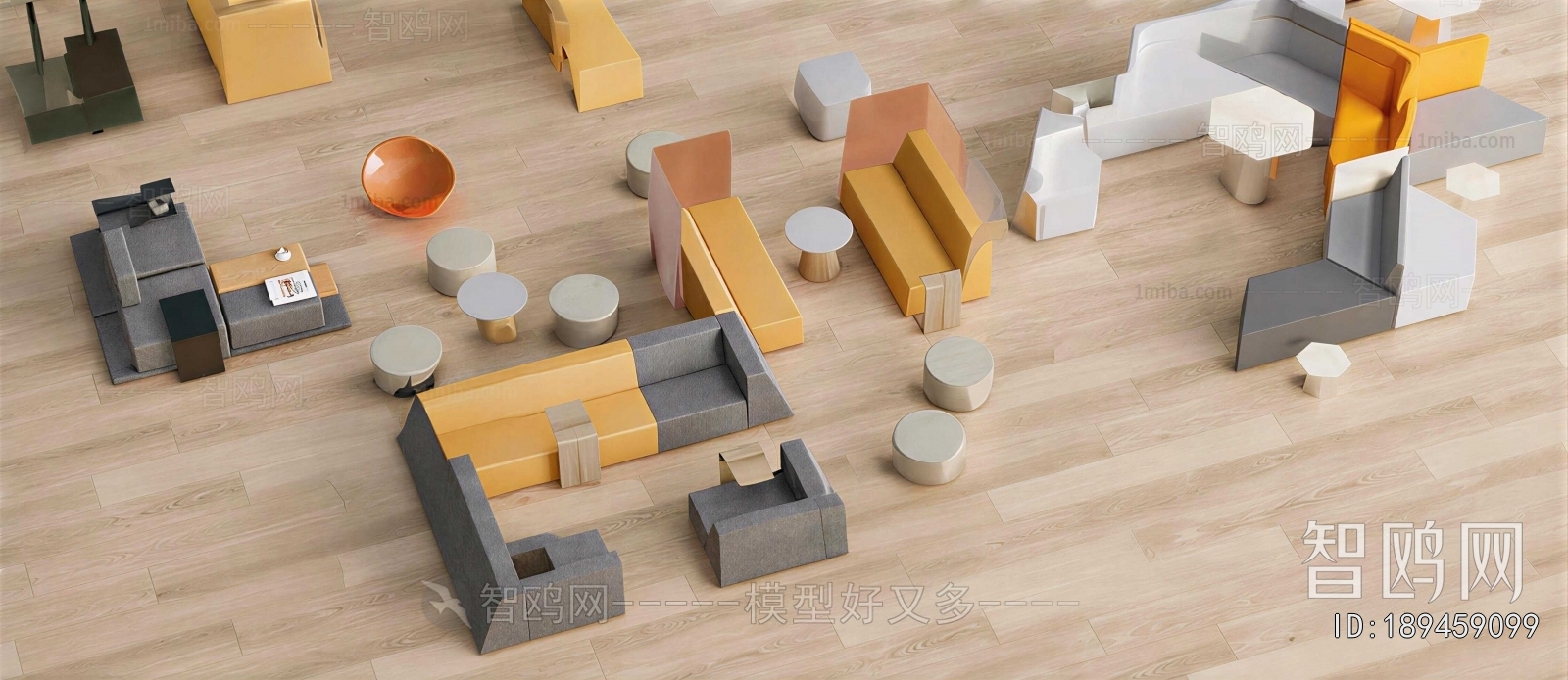Modern Card Seat Sofa