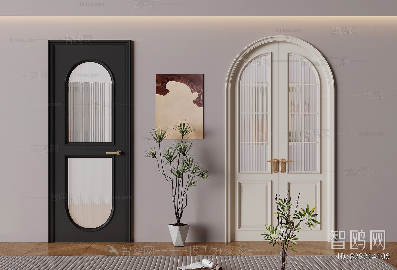 Modern Single Door