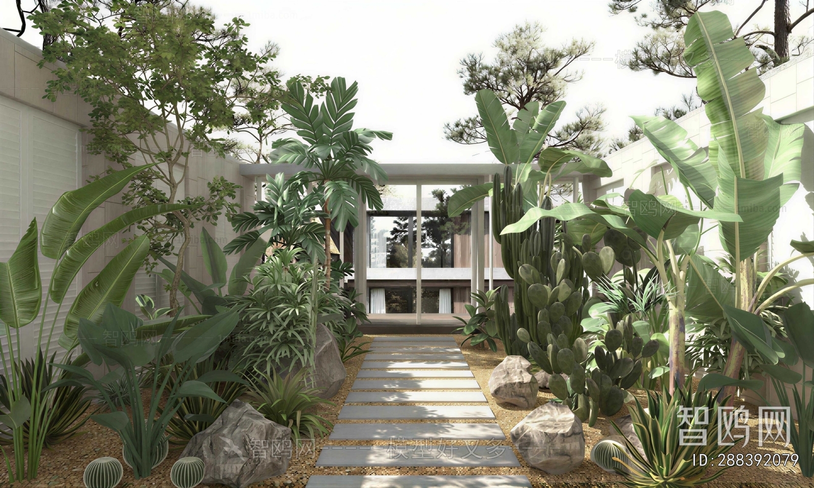 Modern Courtyard/landscape