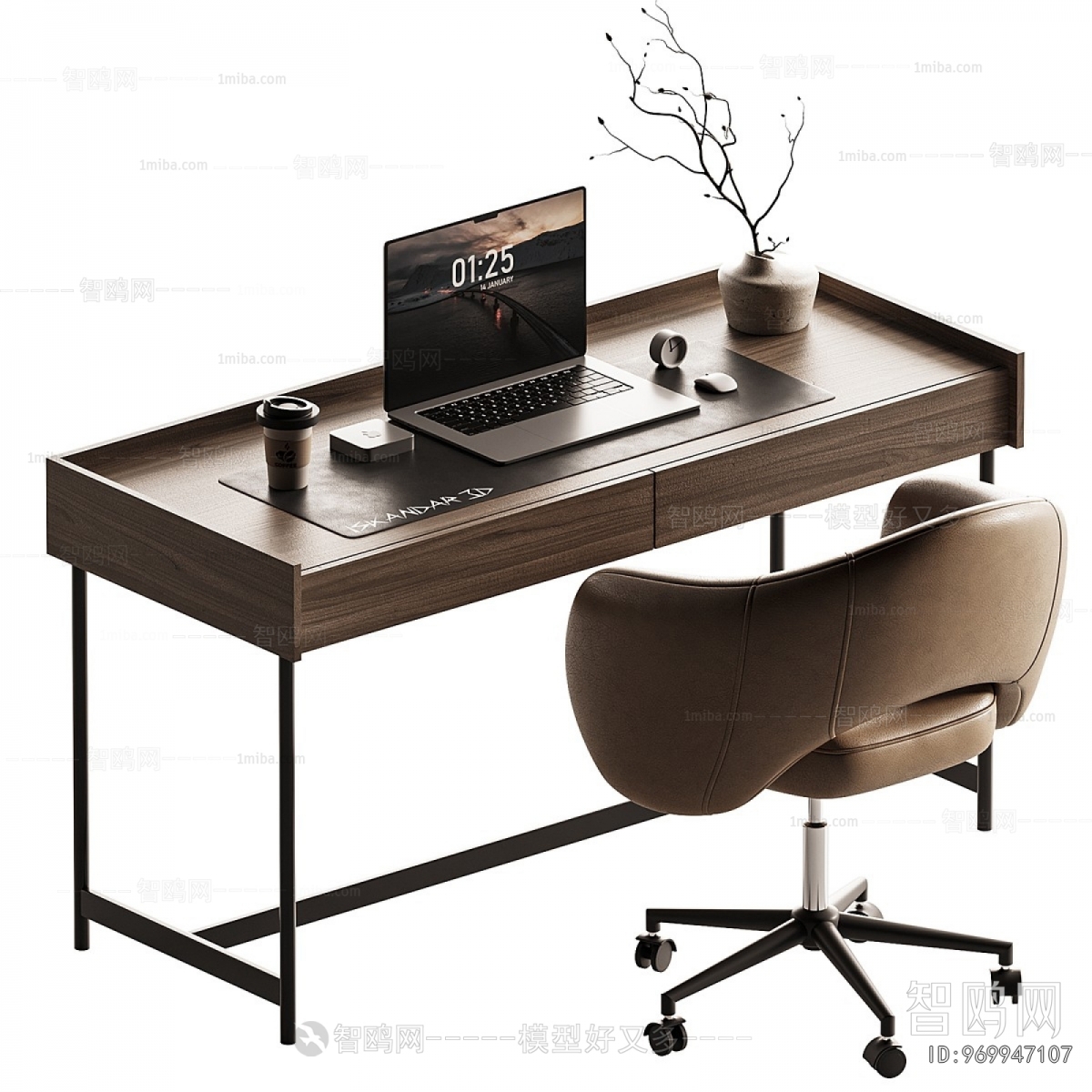 Modern Computer Desk And Chair
